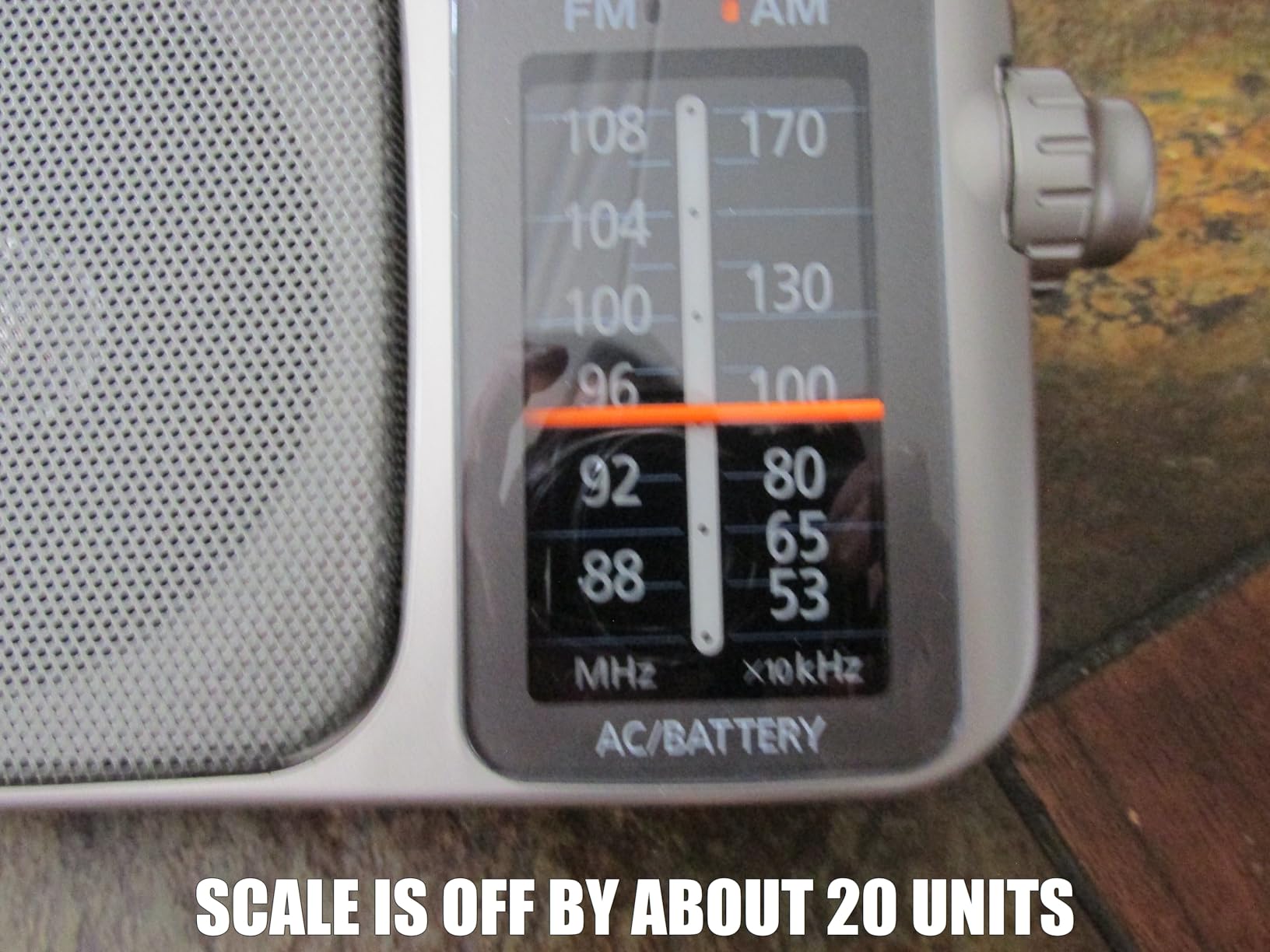 Panasonic Portable AM/FM Radio, Battery Operated Analog Radio, AC Powered, Silver (RF-2400D) customer photo 2