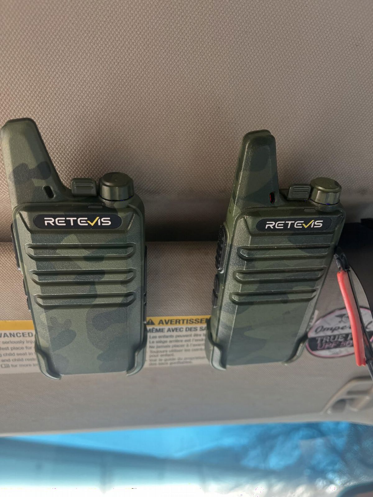 Retevis RT22 Two Way Radio Long Range Rechargeable, Portable 2 Way Radio, USB-C Charging, Handsfree Walkie Talkies for Adults Cruise Hiking Camping (4 Pack) customer photo 1