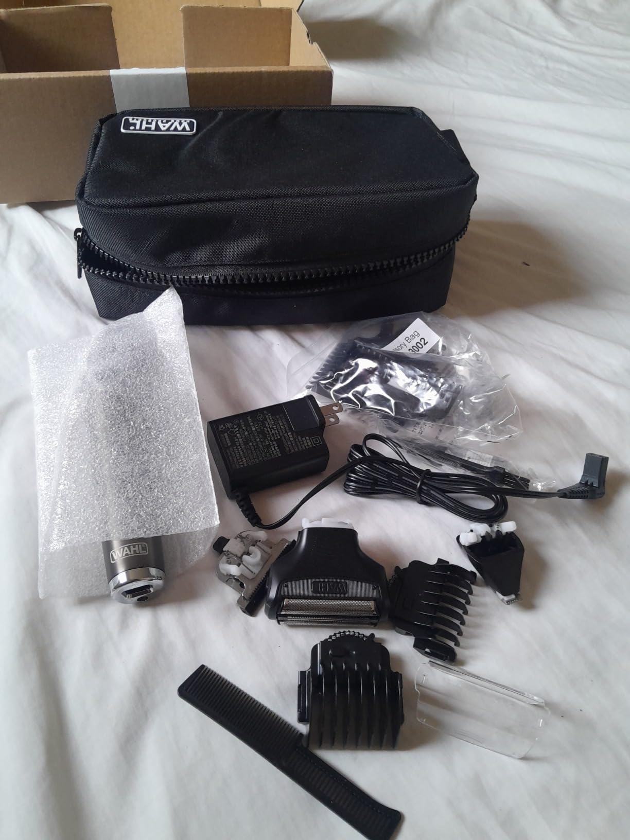 Wahl USA Stainless Steel Lithium Ion 2.0+ Slate Beard Trimmer for Men | Electric Shaver, Nose Ear Trimmer, Rechargeable All In One Men's Grooming Kit - Model 9864 customer photo 1