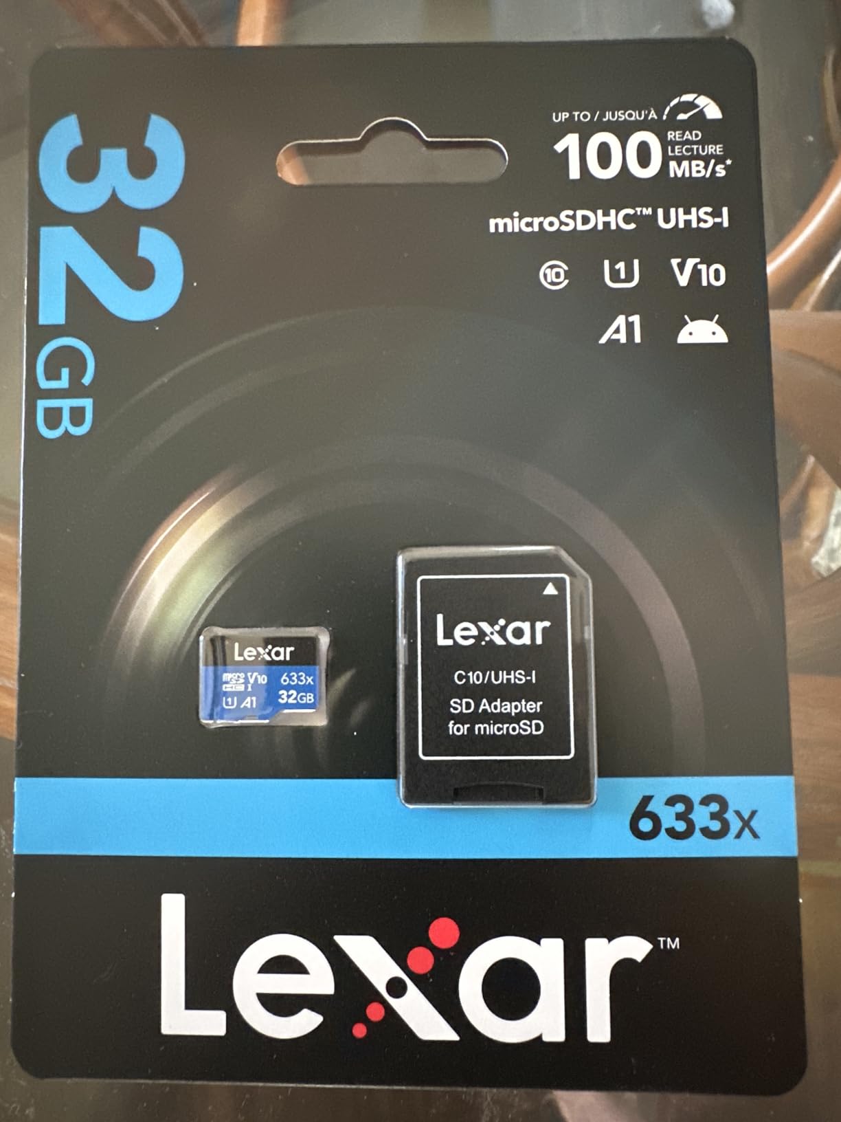 Lexar High-Performance 633x 32GB microSDHC UHS-I Card w/ SD Adapter, Up To 100MB/s Read, for Smartphones, Tablets, and Action Cameras customer photo 2