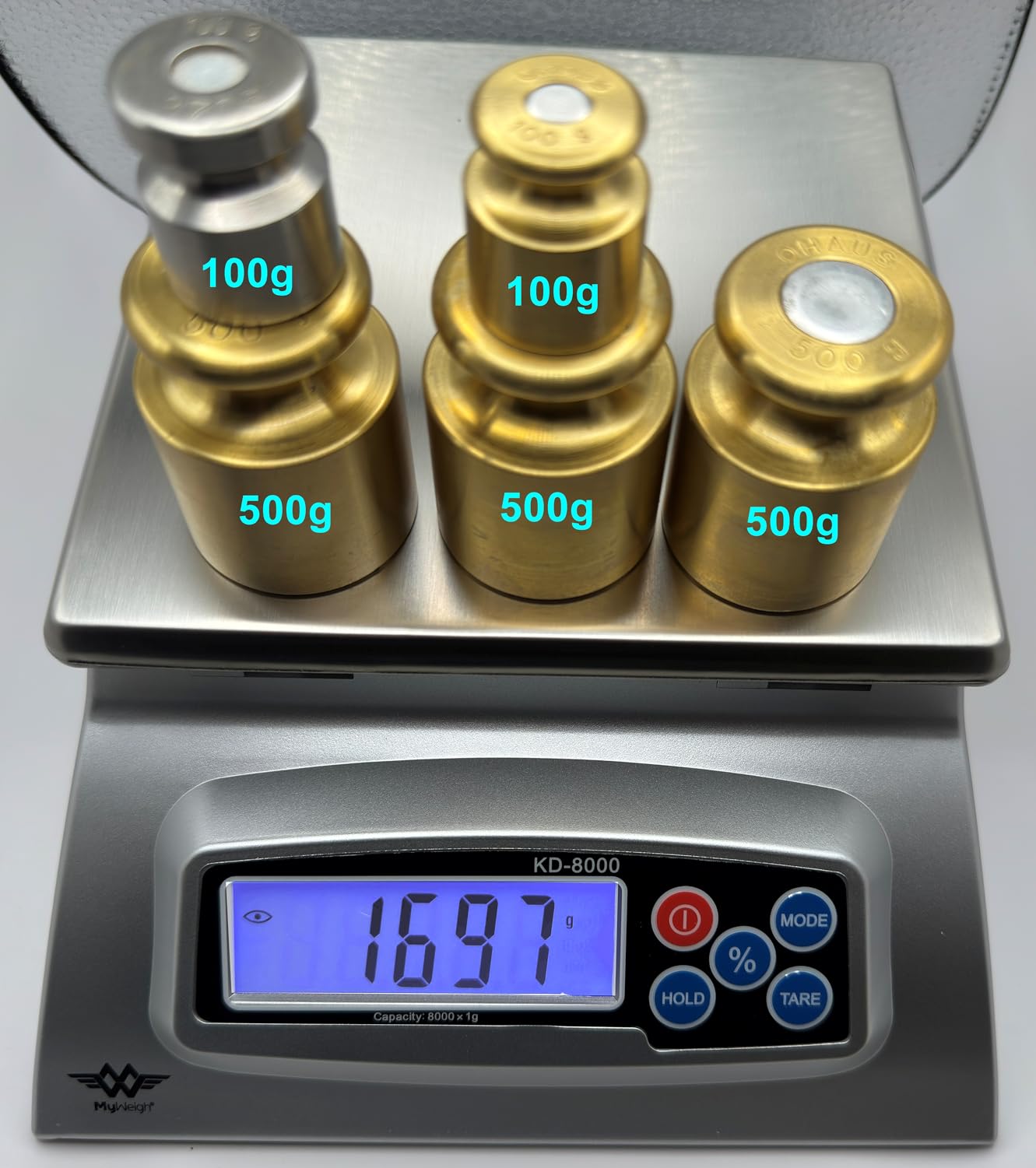 My Weigh KD-8000 Digital Food Scale, Stainless Steel, Silver customer photo 2