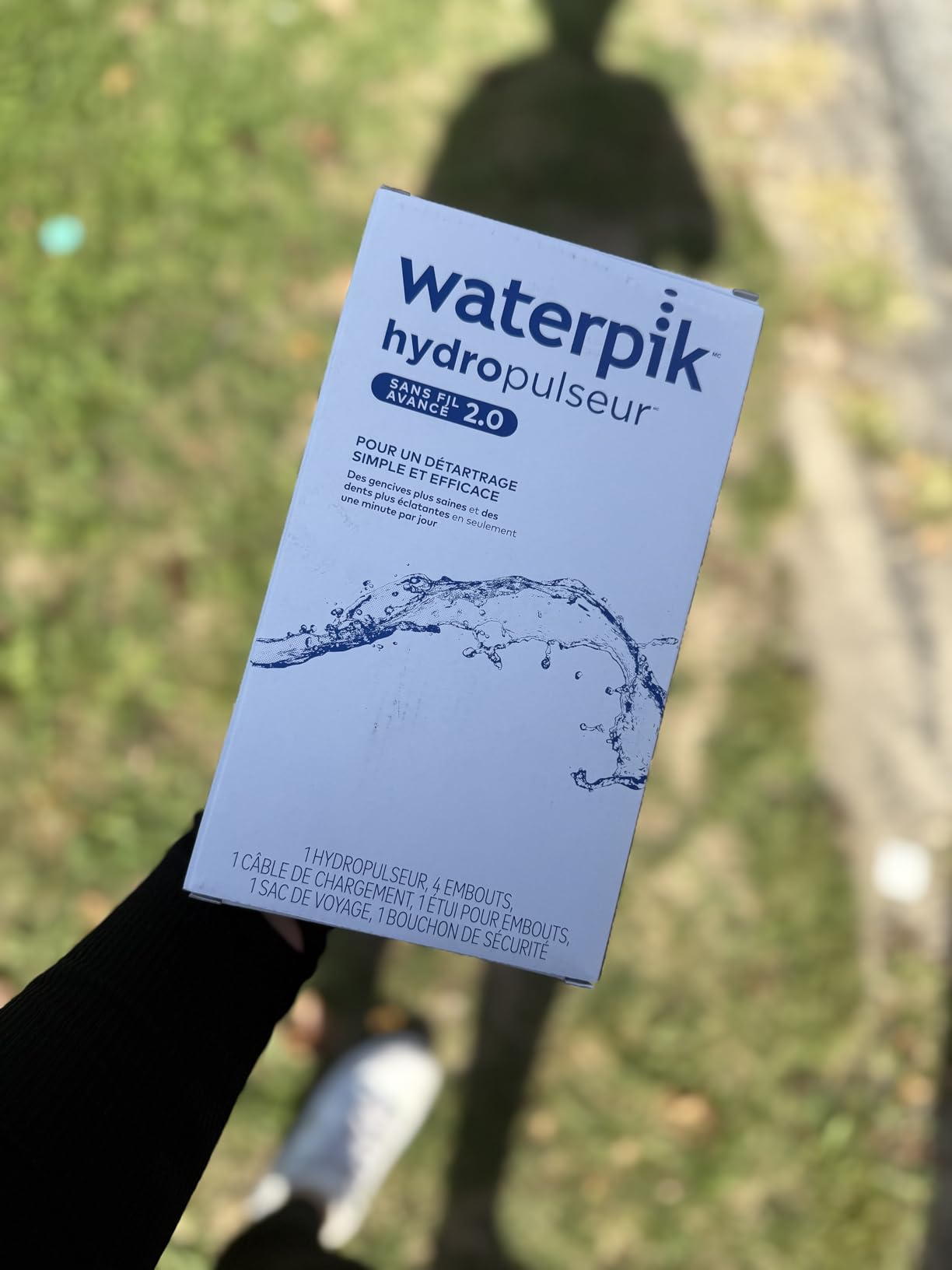 Waterpik Cordless Advanced Portable Water Flosser, Rechargeable, White | 3 Settings, 4 Tips, Travel Bag customer photo 1