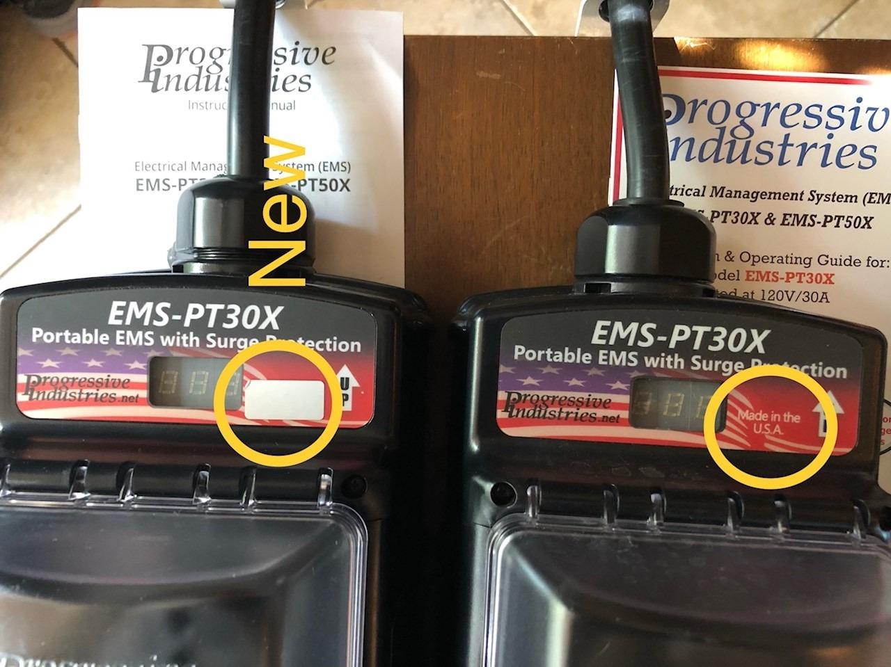 Progressive Industries EMS-PT30X Portable RV Surge Protector, Black, 30 Amp customer photo 2