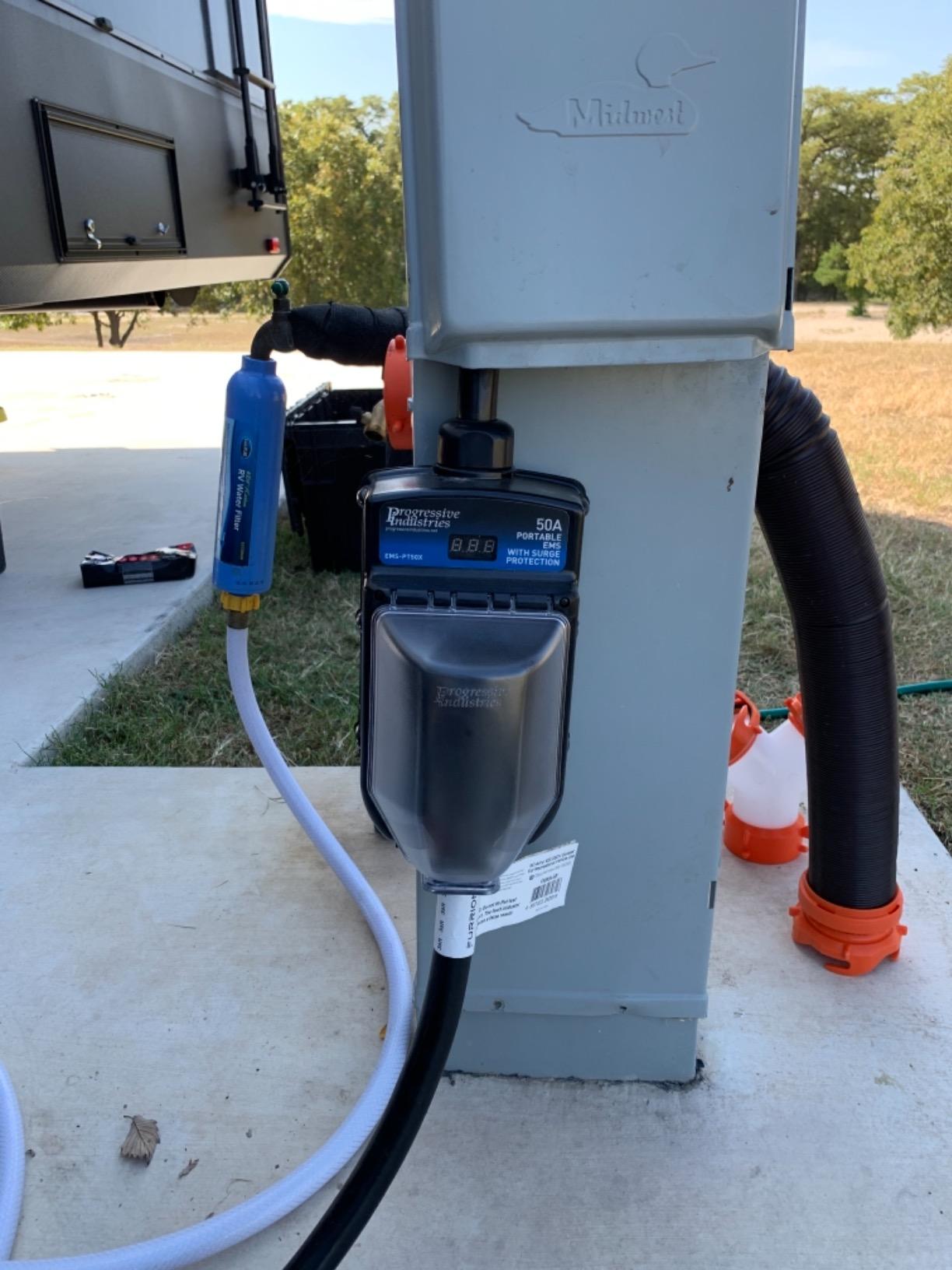 Progressive Industries EMS-PT50X Portable RV Surge Protector, Black, 50 Amp customer photo 1