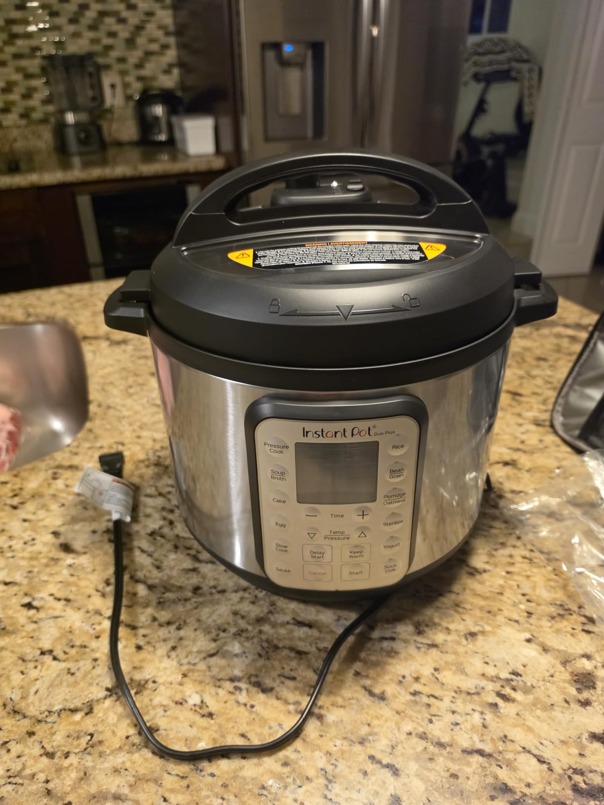 Instant Pot Duo Plus 9-in-1 Multicooker, Pressure Cooker, Slow Cook, Rice Maker, Steamer, Sauté, Yogurt, Warmer & Sterilizer, Includes App with Over 800 Recipes, Stainless Steel, 6 Quarts customer photo 1