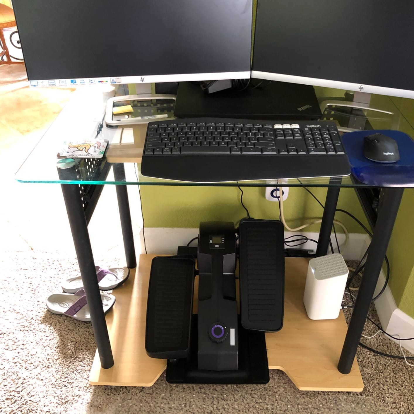 Cubii JR1, Under Desk Elliptical, Under Desk Bike Pedal Exerciser, Seated Elliptical, Work from Home Fitness, Mini Elliptical Machines for Home Use, Cubii Exerciser for Seniors, Desk Exercise customer photo 2