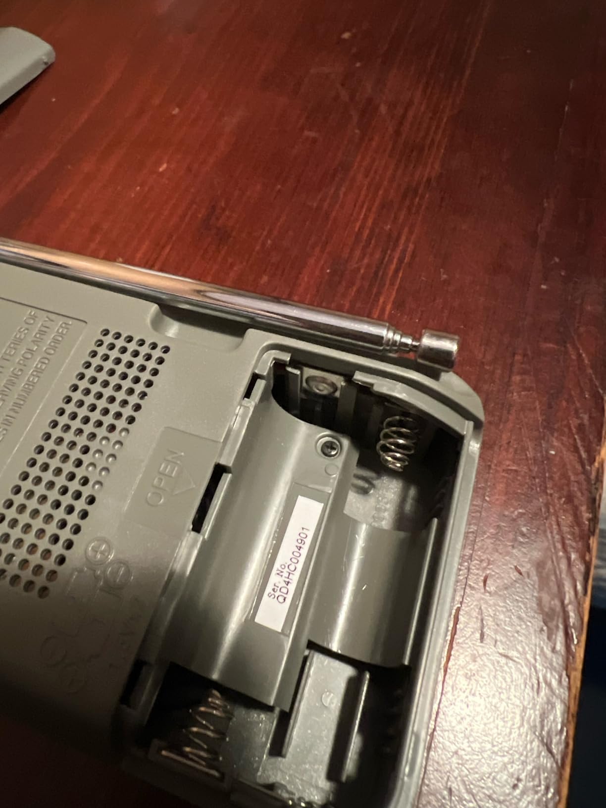 Panasonic RF-P50d Pocket AM/FM Radio Silver RF-P50D customer photo 2