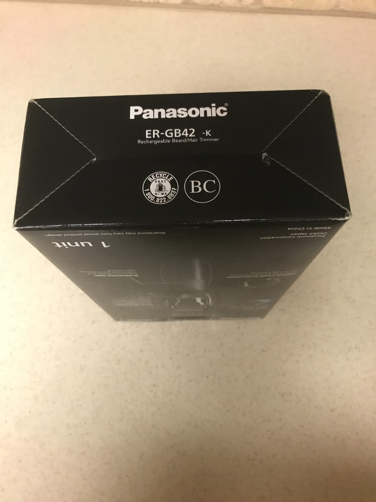 Panasonic Cordless Beard Trimmer for Men with Precision Dial, 19 Adjustable Length Settings, Rechargeable Battery, Washable, ER-GB42-K (Black) customer photo 2
