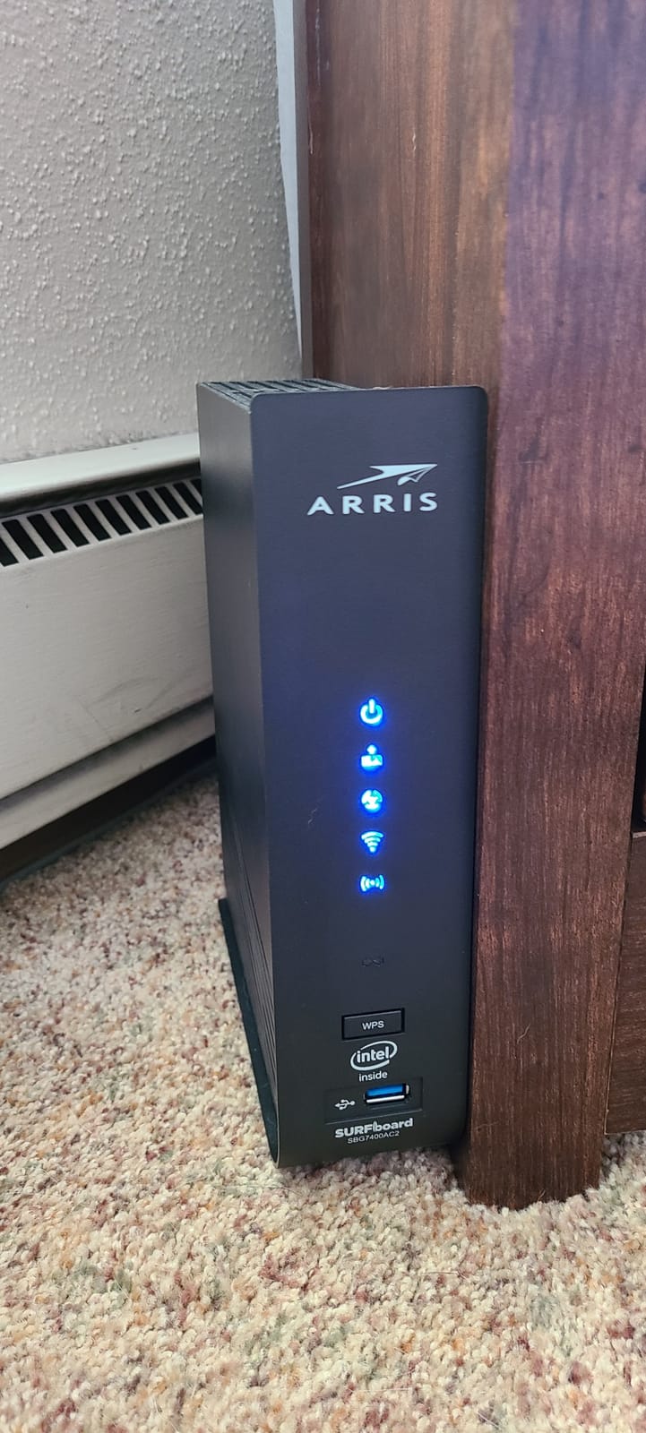 ARRIS (SBG7400AC2) - Modem Router Combo - Fast DOCSIS 3.0 & AC2350 WiFi, Four 1 Gbps Ports, Up to 960 Mbps Max Internet Speed customer photo 1