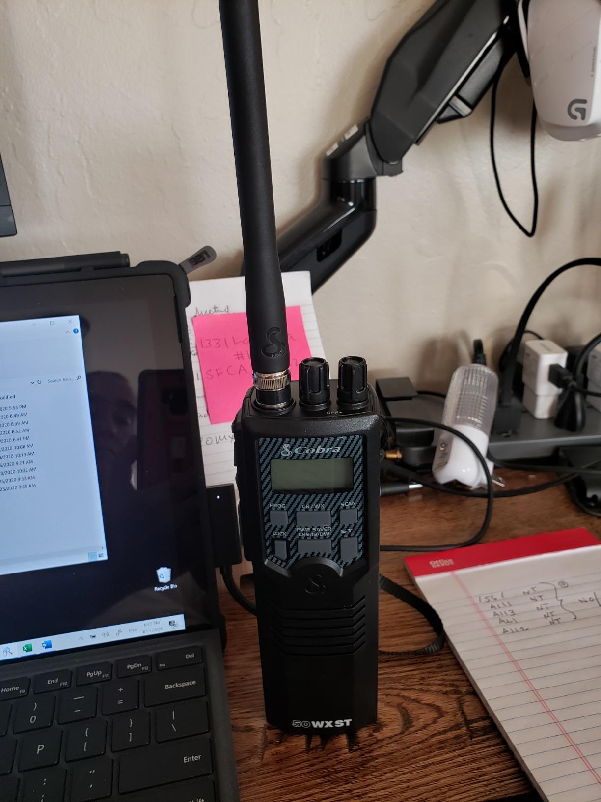 Cobra HH50WXST Handheld CB Radio customer photo 1