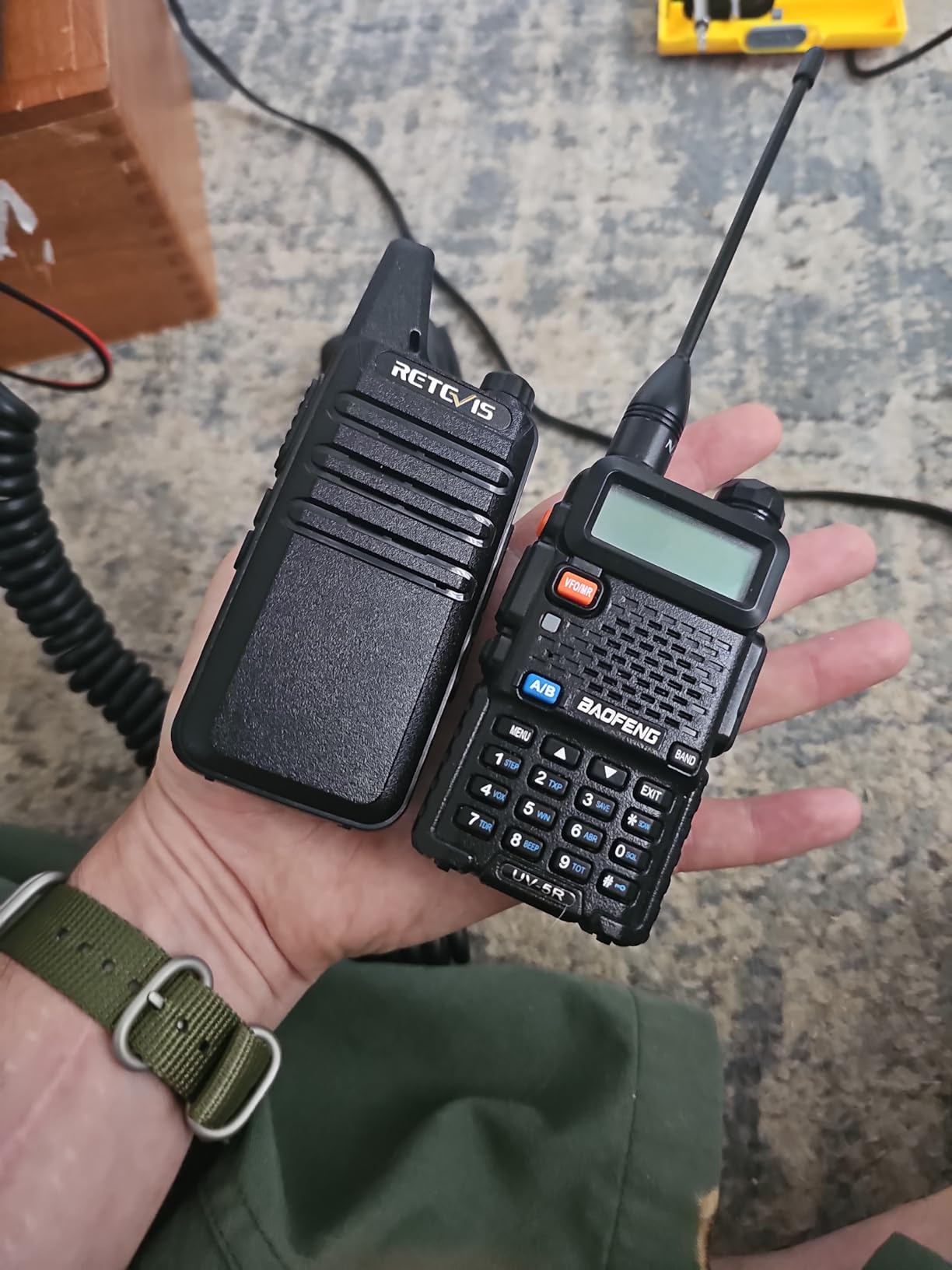 Retevis RT22 Lightweight Walkie Talkies Long Range with Earpiece (2 Pack) | For Cruise & Outdoor Activities, Lightweight for All-Day Use, Loud & Clear Audio, 10-Hour Battery, Pocket-Friendly Antenna customer photo 2