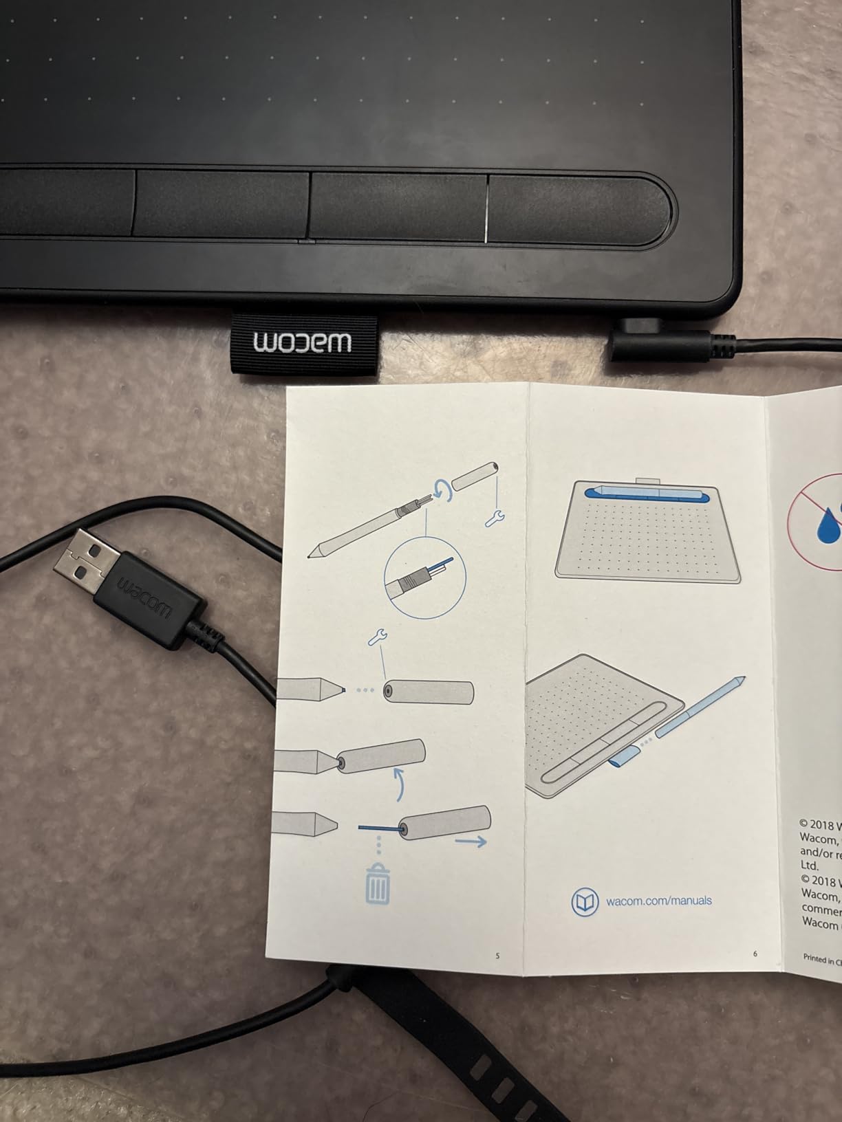 Wacom Intuos Small, Wired Graphic Drawing Tablet with Pen + Software | Battery-free pen, 4 ExpressKeys for shortcuts, works with Mac, Windows & Chromebook; Ideal for creators, students & teachers customer photo 2