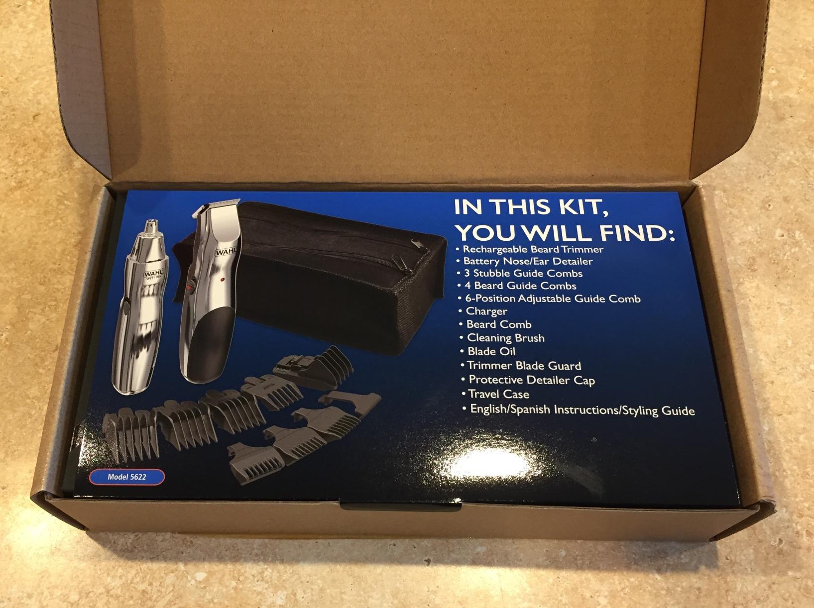 Wahl Groomsman Rechargeable Beard Trimmer Kit & Bonus Battery Nose Trimmer | Trim Beards & Mustaches With The Rechargeable Trimmer And Nose Hair With The Bonus Battery Wet/Dry Trimmer - Model 5622V customer photo 2