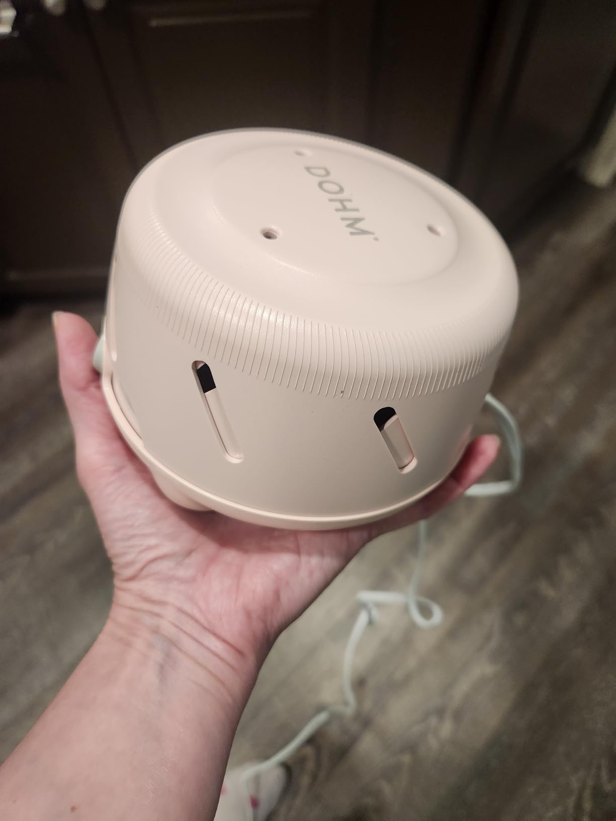Yogasleep Dohm Uno White Noise Sound Machine, Real Fan Inside for Non-Looping White Noise, Sleep Aid, Office Privacy & Meditation for Adults & Baby, Registry Gift (White) customer photo 2