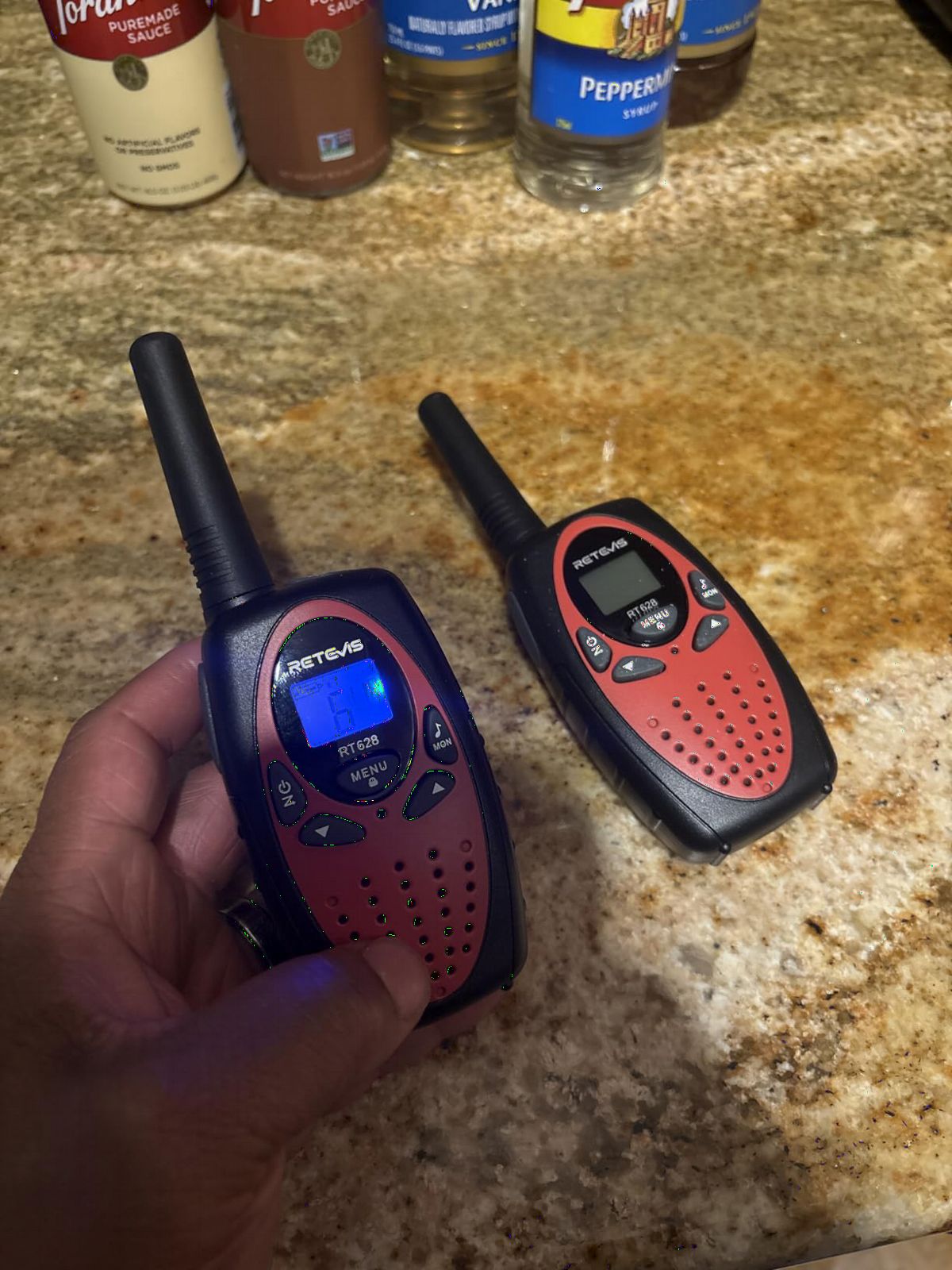 Retevis RT628 Walkie Talkies, Hiking Camping Essentials for Family School | For Outdoor Camping Hiking, Birthday Gift, Kids Walkie Talkies Family Friendly, 22CH, VOX, Keypad Lock, Durable, Easy to Use customer photo 1