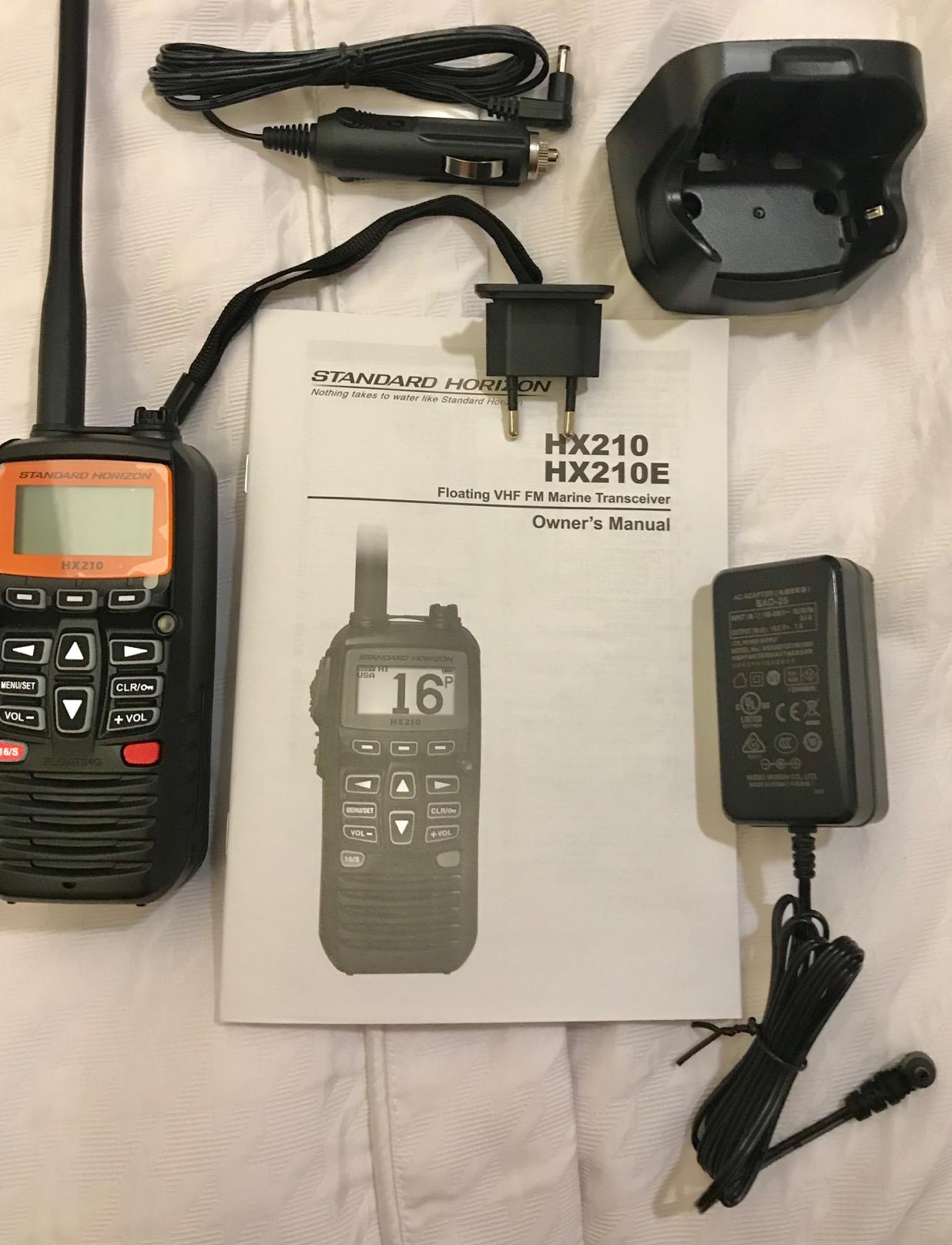 Standard Horizon HX210 HX210 6W Compact Floating Marine Handheld Vhf customer photo 1