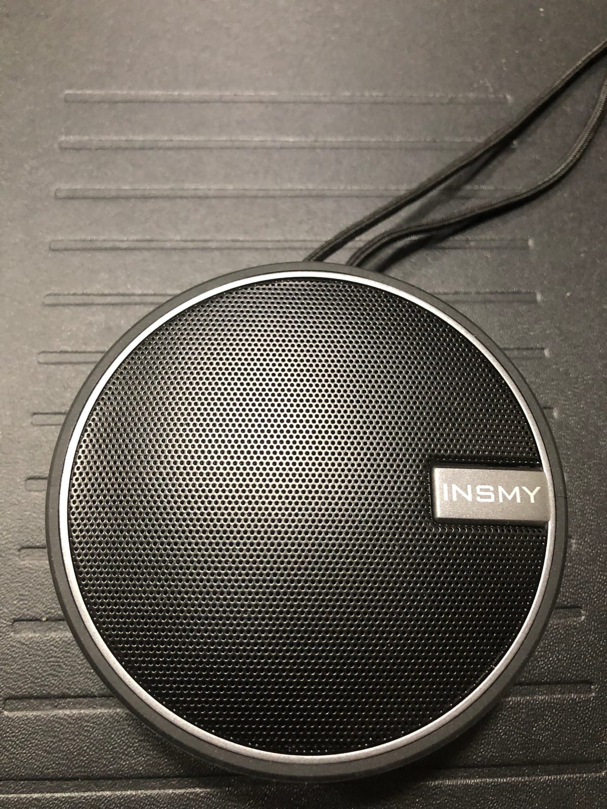 INSMY C12 IPX7 Waterproof Shower Bluetooth Speaker, Portable Small Speaker, Speakers Bluetooth Wireless Loud Clear Sound Support TF Card Suction Cup for Kayak Canoe Beach Gift (Black) customer photo 2