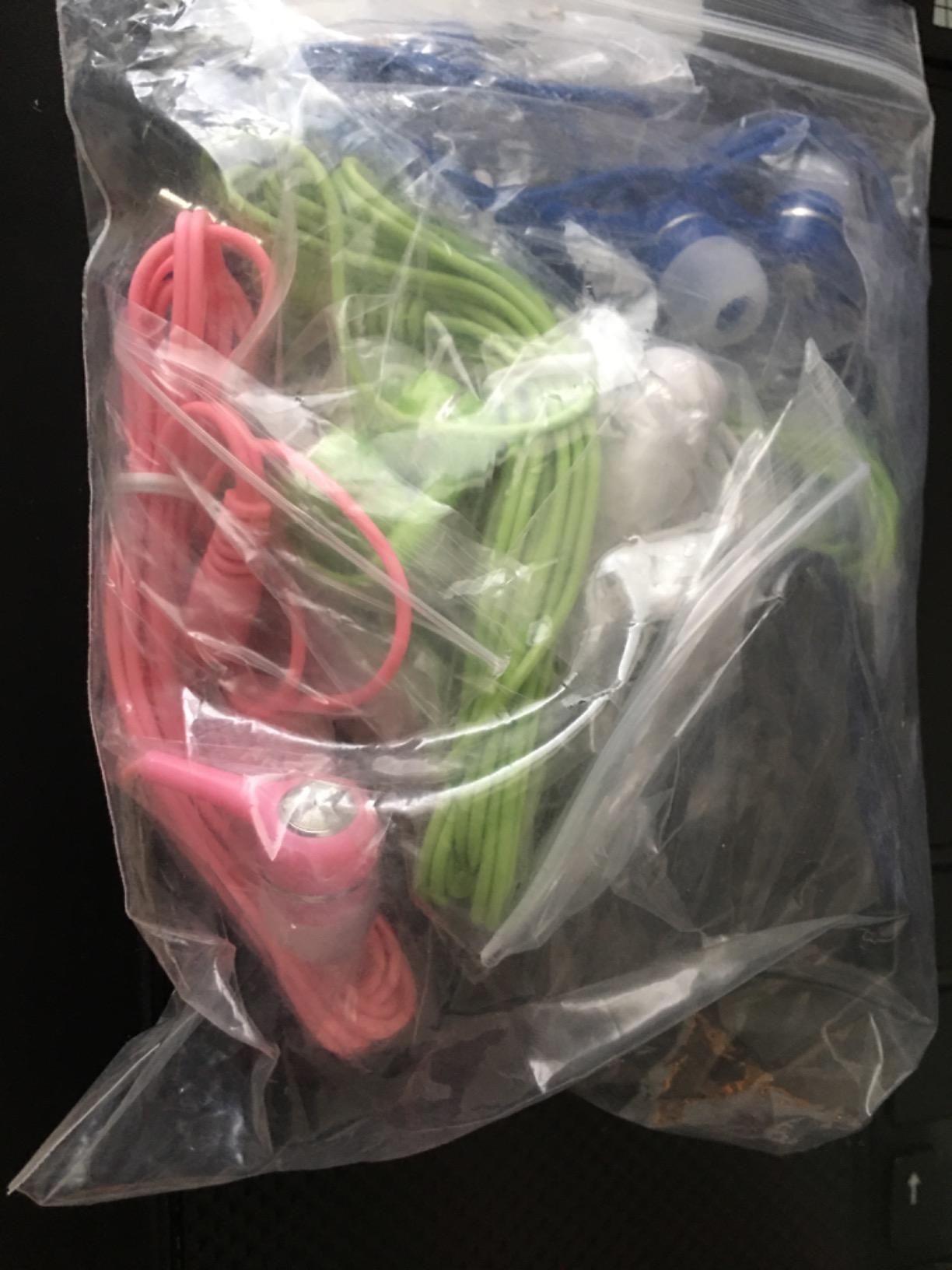 Bulk Earbuds Headphones 10 Pack Multi Colored for School Classroom Students Kids Child Teen-Multicolor customer photo 1