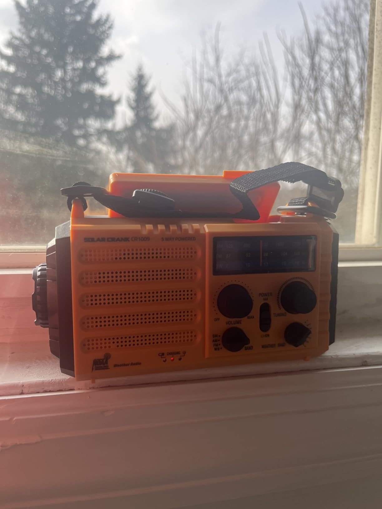 NOAA Weather Radio, Hand Crank Emergency Radio Solar Battery Operated AM FM | Portable Radio with AM/FM Shortwave, Flashlight, USB Charger, Headphone Jack, SOS Alert for Home Outdoor Survival Hurricane customer photo 2