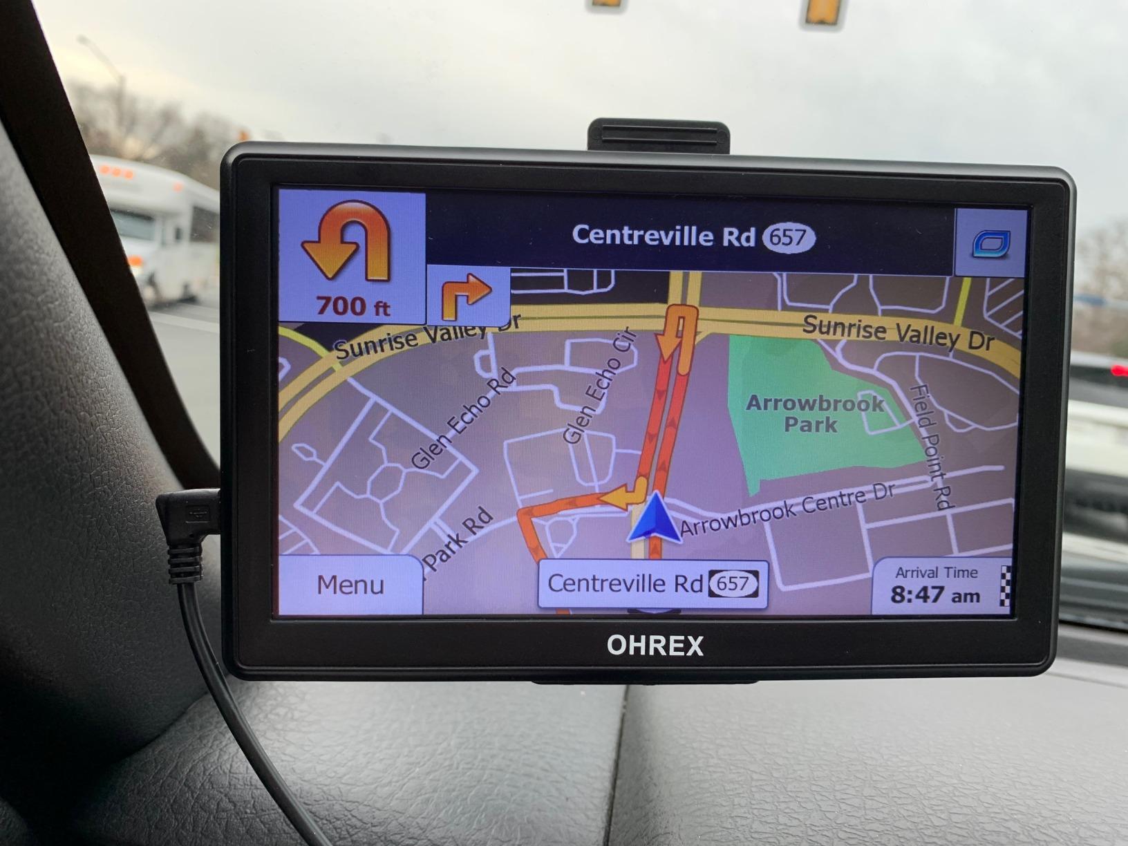 OHREX N700 GPS Navigator for Car Truck RV, 7