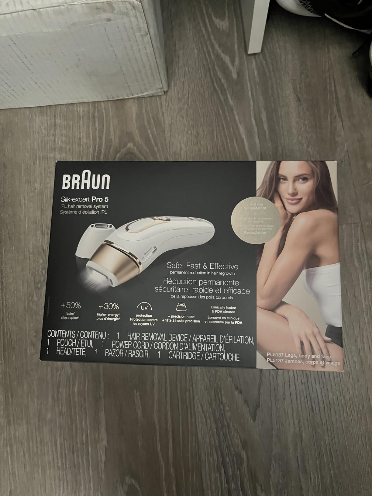 Braun IPL, Silk·Expert Pro 5, IPL Hair Removal for Women and Men, Permanent Laser Hair Reduction At-Home, 2 Heads, Pouch, IPL5137 customer photo 2