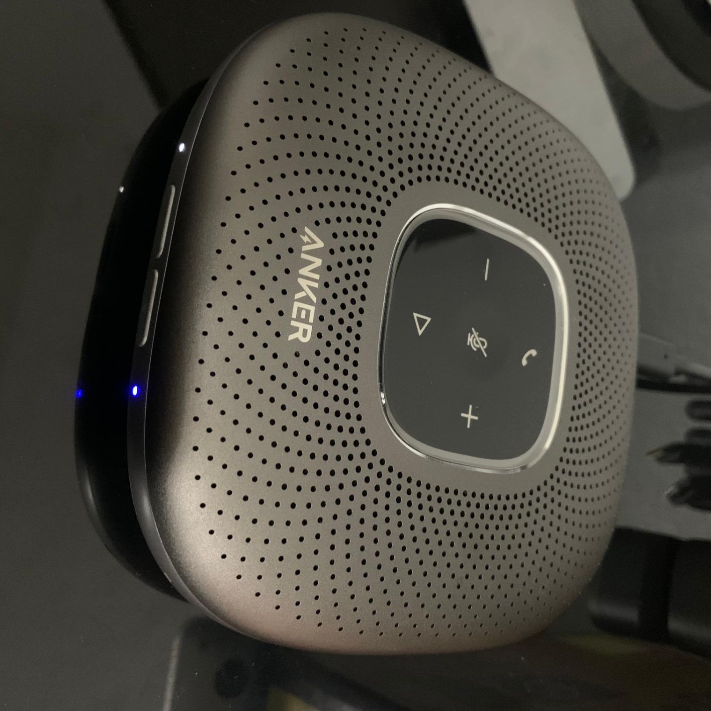 Anker PowerConf Speakerphone, Zoom Certified Conference Speaker with 6 Mics | 360° Enhanced Voice Pickup, 24H Call Time, Bluetooth 5.3, USB C, Compatible with Leading Platforms for Personal Workspaces customer photo 1