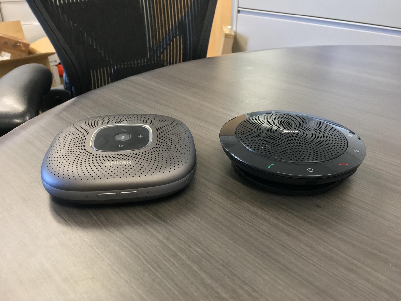 Anker PowerConf Speakerphone, Zoom Certified Conference Speaker with 6 Mics | 360° Enhanced Voice Pickup, 24H Call Time, Bluetooth 5.3, USB C, Compatible with Leading Platforms for Personal Workspaces customer photo 2