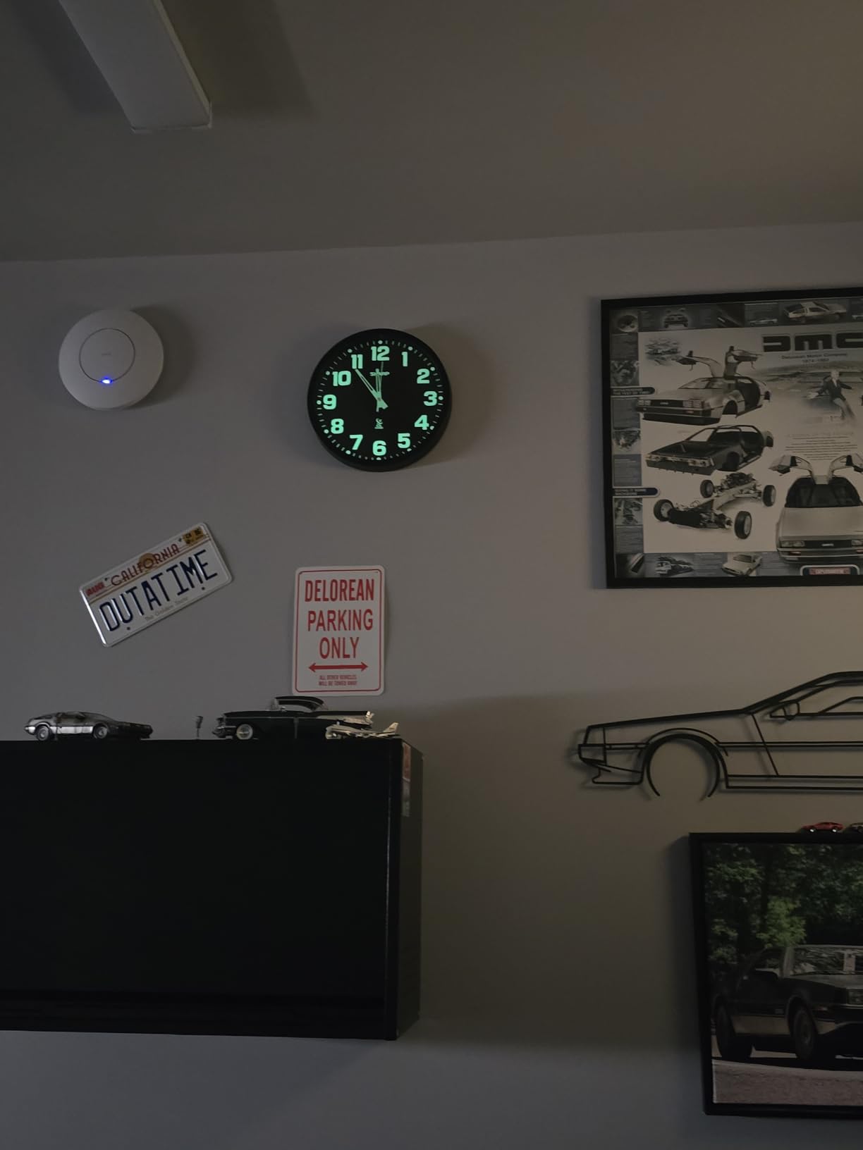 Sharp 12-Inch Atomic Wall Clock, Battery Operated, Silver Brushed Finish | Self-setting atomic time; Easy-read analog face; Automatic time adjustment; Simple setup; Battery operated; Home or office customer photo 1