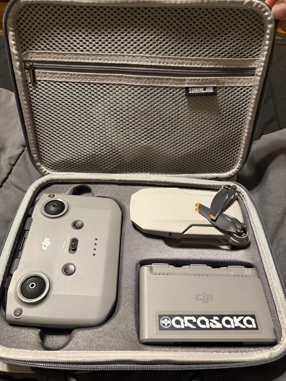 Tomat Carrying Case for DJI Mini 4K/Mini 2/Mini 2 SE Fly More Combo Accessories, Portable Travel Bag Can Storage 1x Charging Hub and 3x Batteries, 1*Drone, 1*RC-N1 Remote Controller Etc Accessories customer photo 2