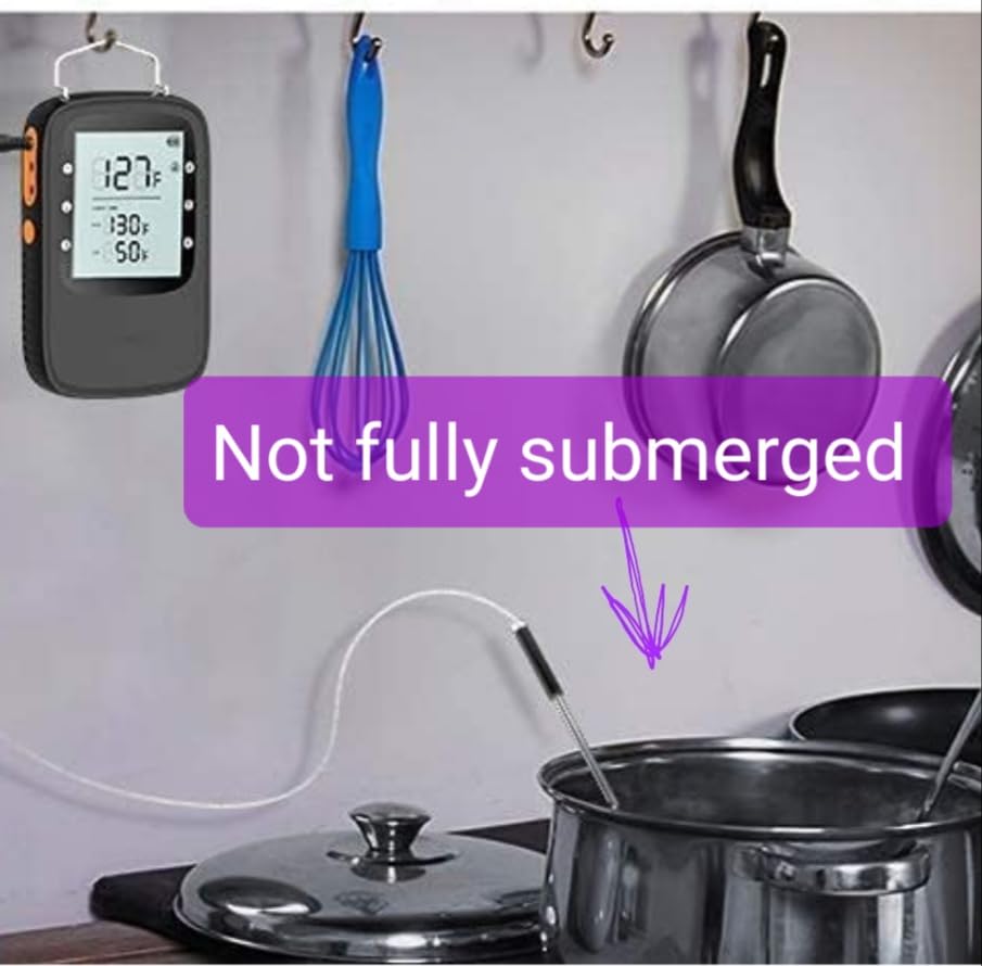 Govee Bluetooth Meat Thermometer Digital with Smart App Timer and Alerts | 2 Probes, 230ft Bluetooth Range, Smart LCD Backlight, Free Data Storage, Grill Thermometer for Cooking Turkey, Beef, Fish customer photo 2