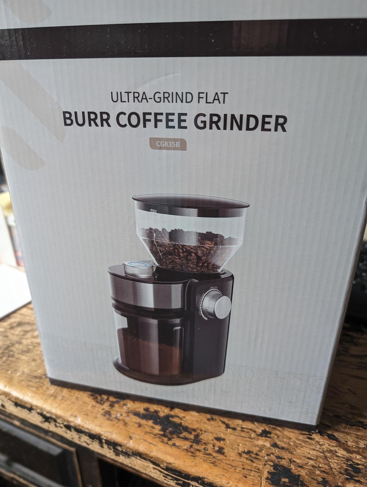 SHARDOR Electric Burr Coffee Grinder 2.0, Automatic Coffee Bean Grinder for Home Use, Adjustable Burr Mill with 16 Precise Settings for Espresso & French Press, Glossy Black customer photo 1