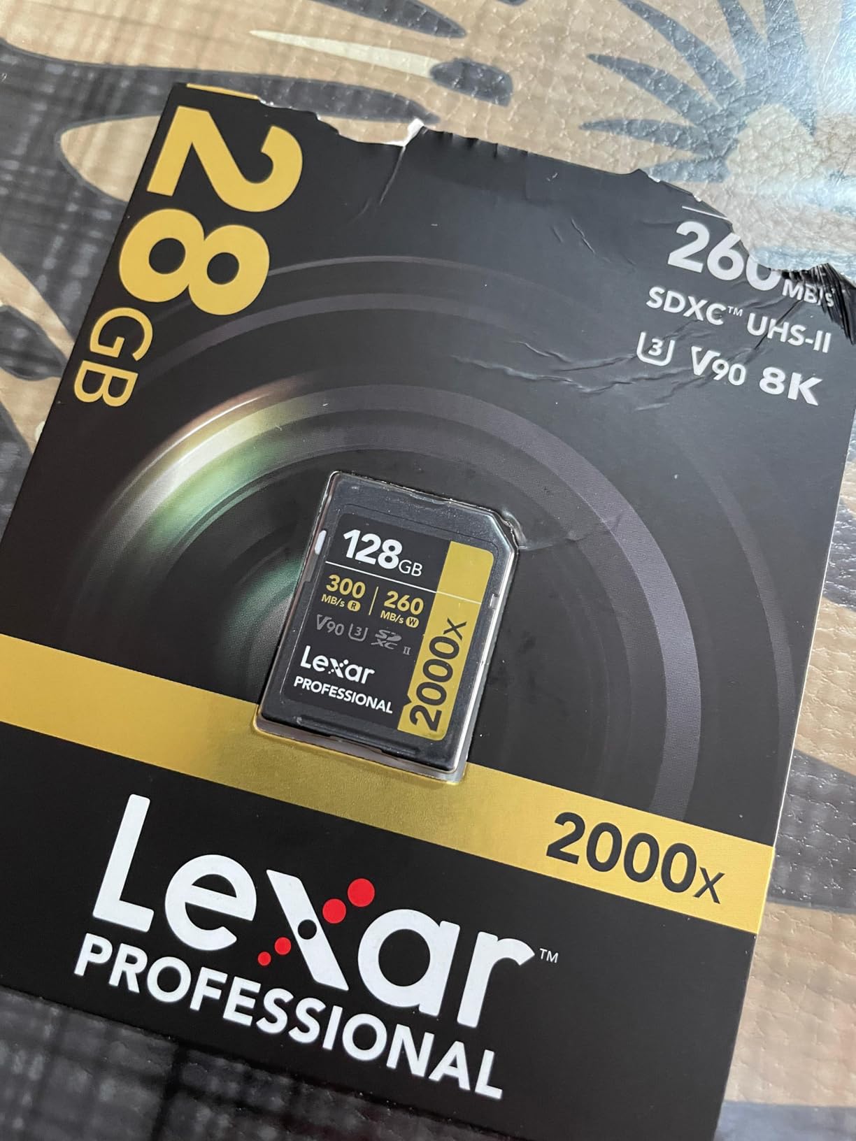 Lexar 128GB Professional 2000x SD Card, UHS-II, C10, U3, V90, Full HD, 8K, Up To 300MB/s Read SDXC Memory Card customer photo 2