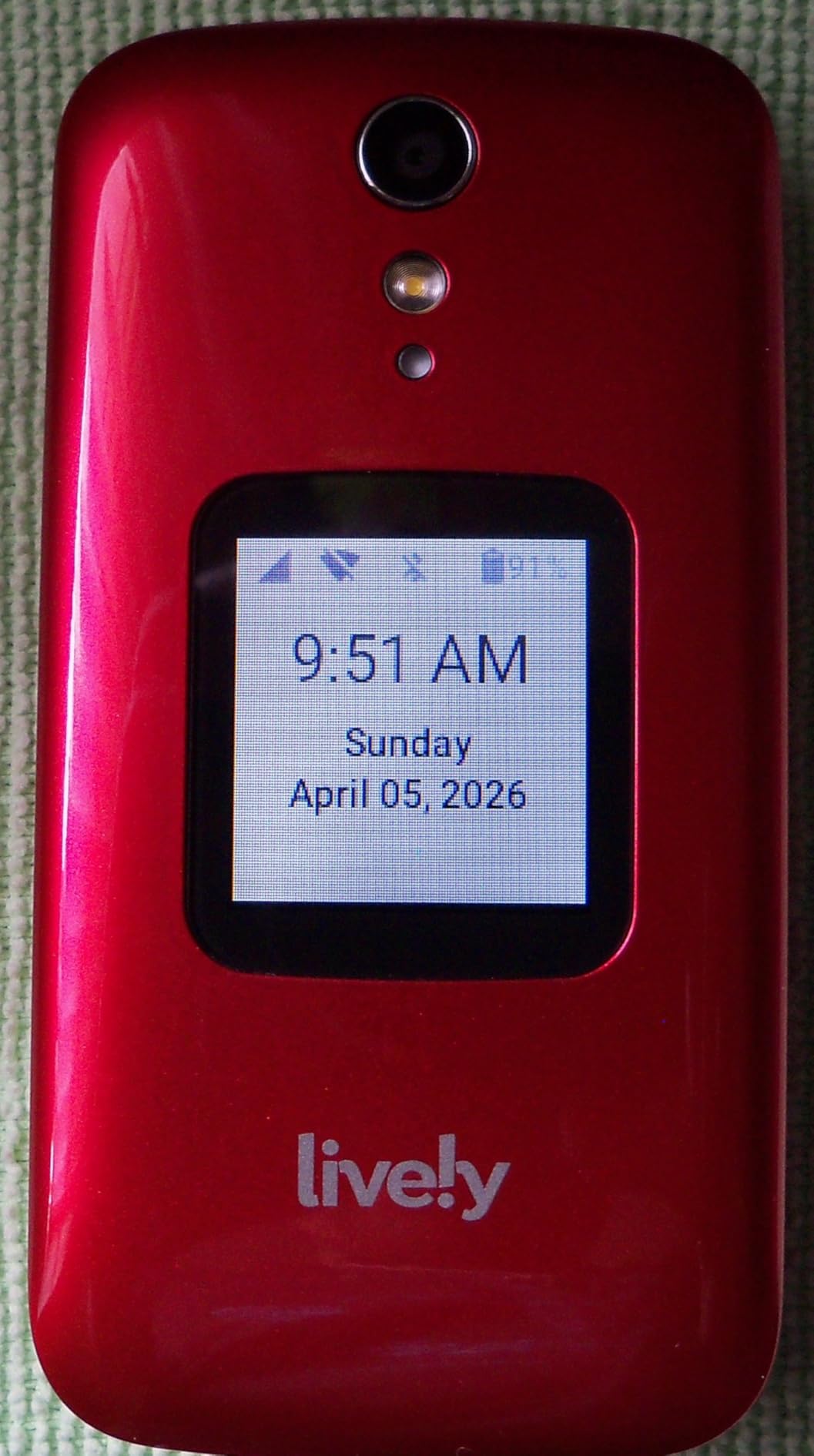 LIVELY Jitterbug Flip Cell Phone for Seniors, Flip2, Red | Simple Flip Phone for Seniors with No SIM Needed customer photo 2