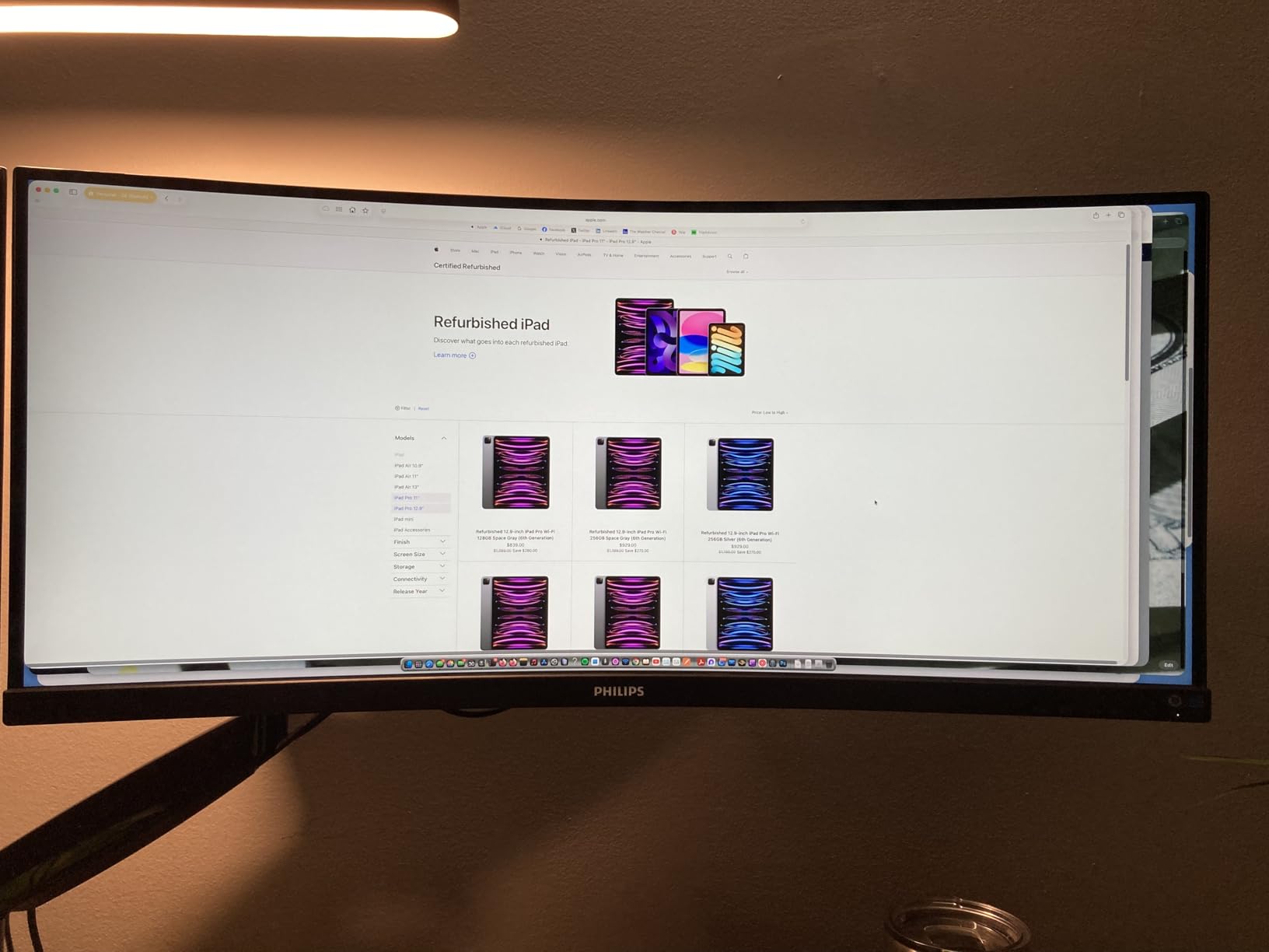 Philips 34 Inch UltraWide Curved Computer Monitor, WQHD 3440x1440, USB-C Charging, 100Hz, 1ms MPRT, VA Panel, Built-in Speakers customer photo 1