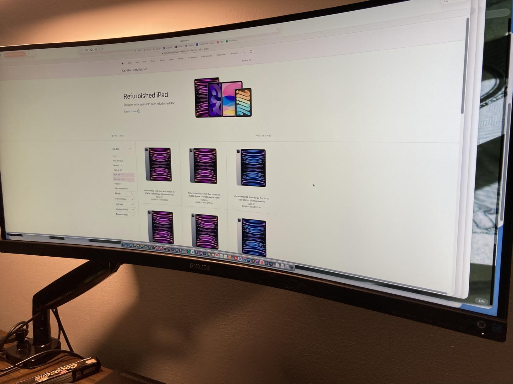 Philips 34 Inch UltraWide Curved Computer Monitor, WQHD 3440x1440, USB-C Charging, 100Hz, 1ms MPRT, VA Panel, Built-in Speakers customer photo 2