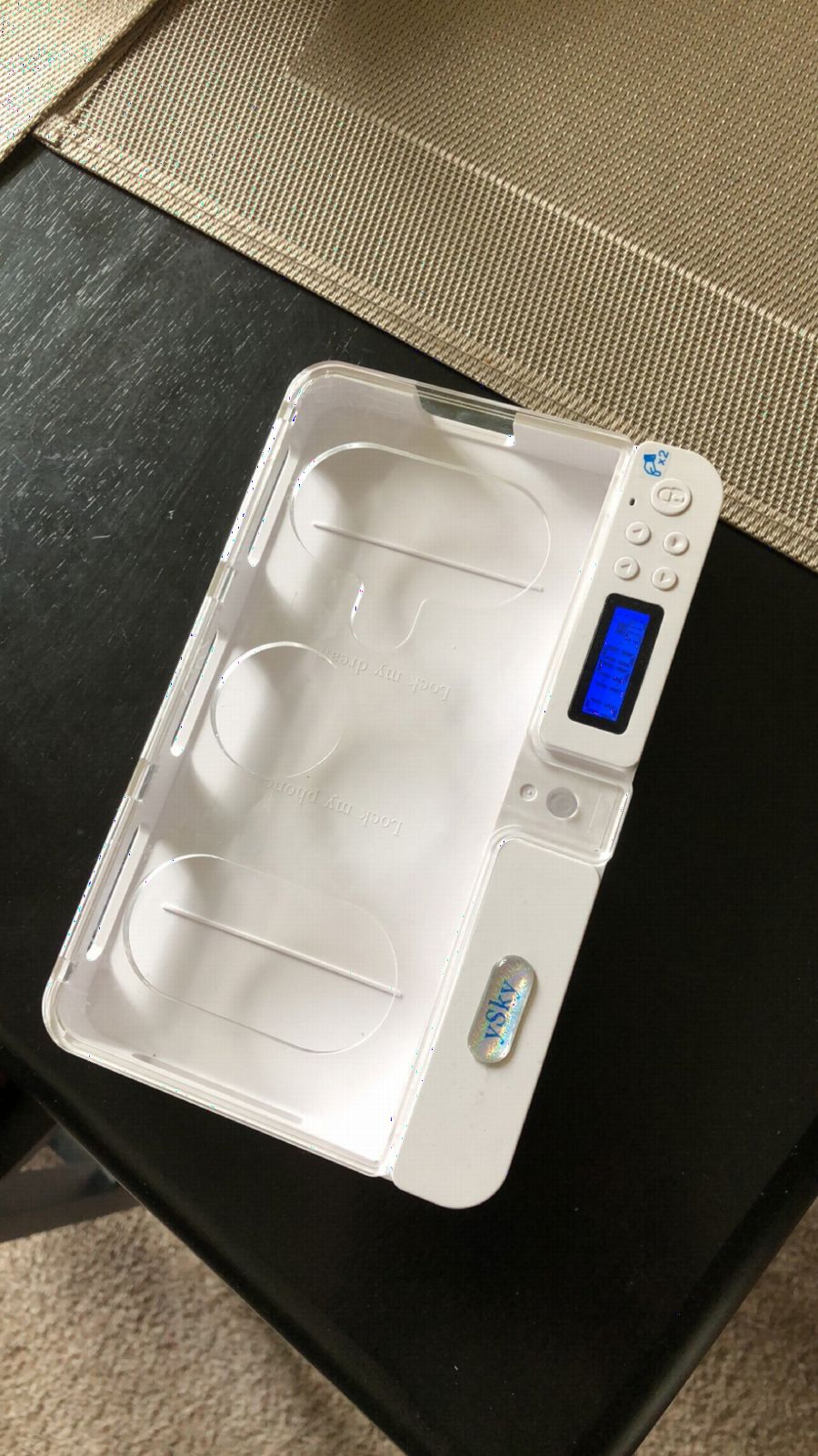 ySky Phone Lock Box with Timer,Phone Access Blocker Device for Cell Phones, Limits Smartphone Access, Reduces Screen Time & Improves Focus,Timed Jail Locker to Help Kids,Students, Adults Focus Back customer photo 2