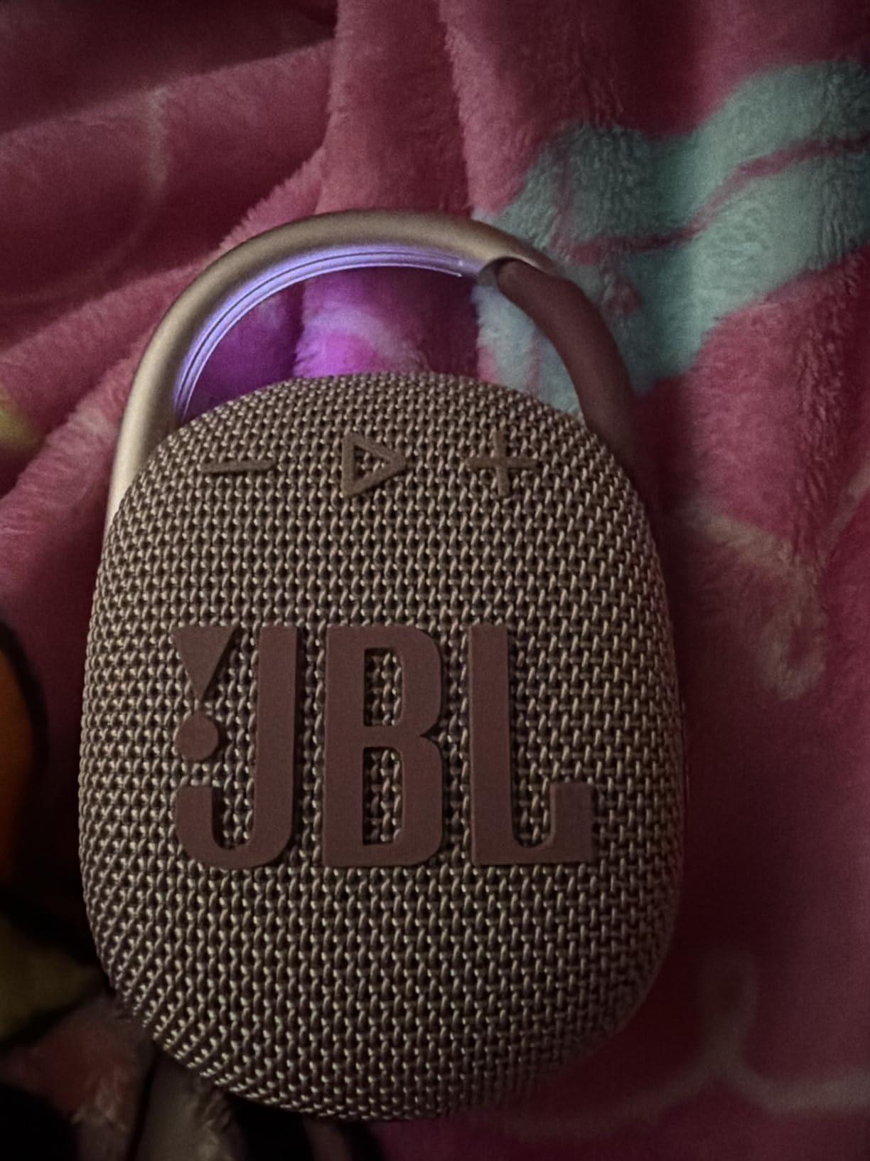 JBL Clip 4 - Portable Mini Bluetooth Speaker, big audio and punchy bass, integrated carabiner, IP67 waterproof and dustproof, 10 hours of playtime, speaker for home, outdoor and travel (Blue) customer photo 2