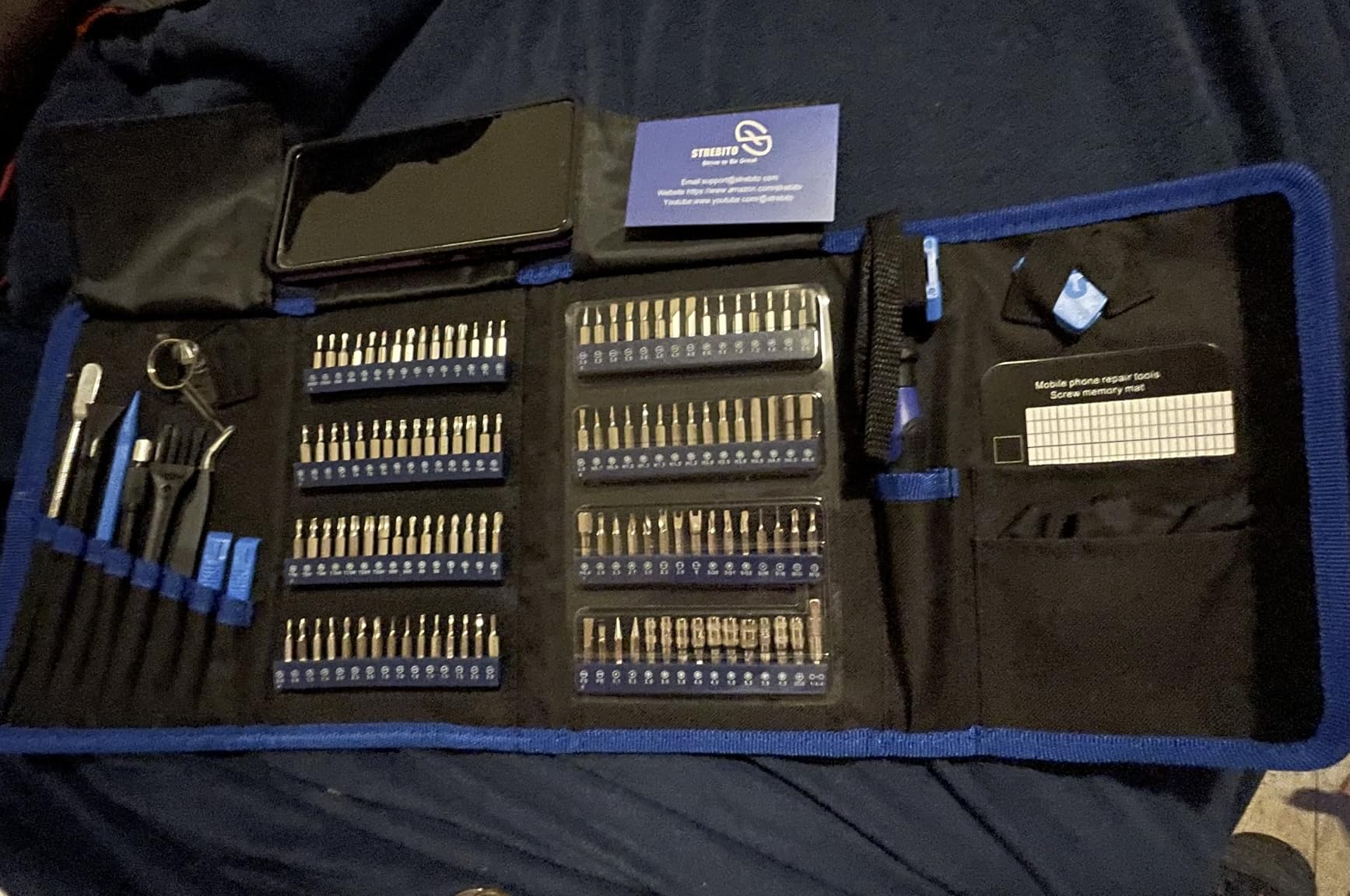 STREBITO Electronics Precision Screwdriver Sets 142-Piece with 120 Bits Magnetic Repair Tool Kit for iPhone, MacBook, Computer, Laptop, PC, Tablet, PS4, Xbox, Nintendo, Game Console customer photo 2