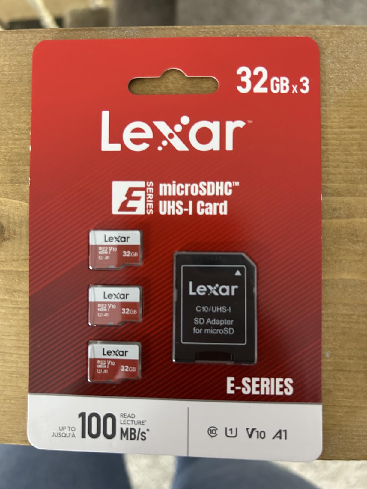 Lexar E-Series 128GB Micro SD Card microSDXC UHS-I Flash Memory Card | 100MB/s, C10, U3, A1, V30, Full HD, 4K UHD, High Speed TF Card with Adapter customer photo 2
