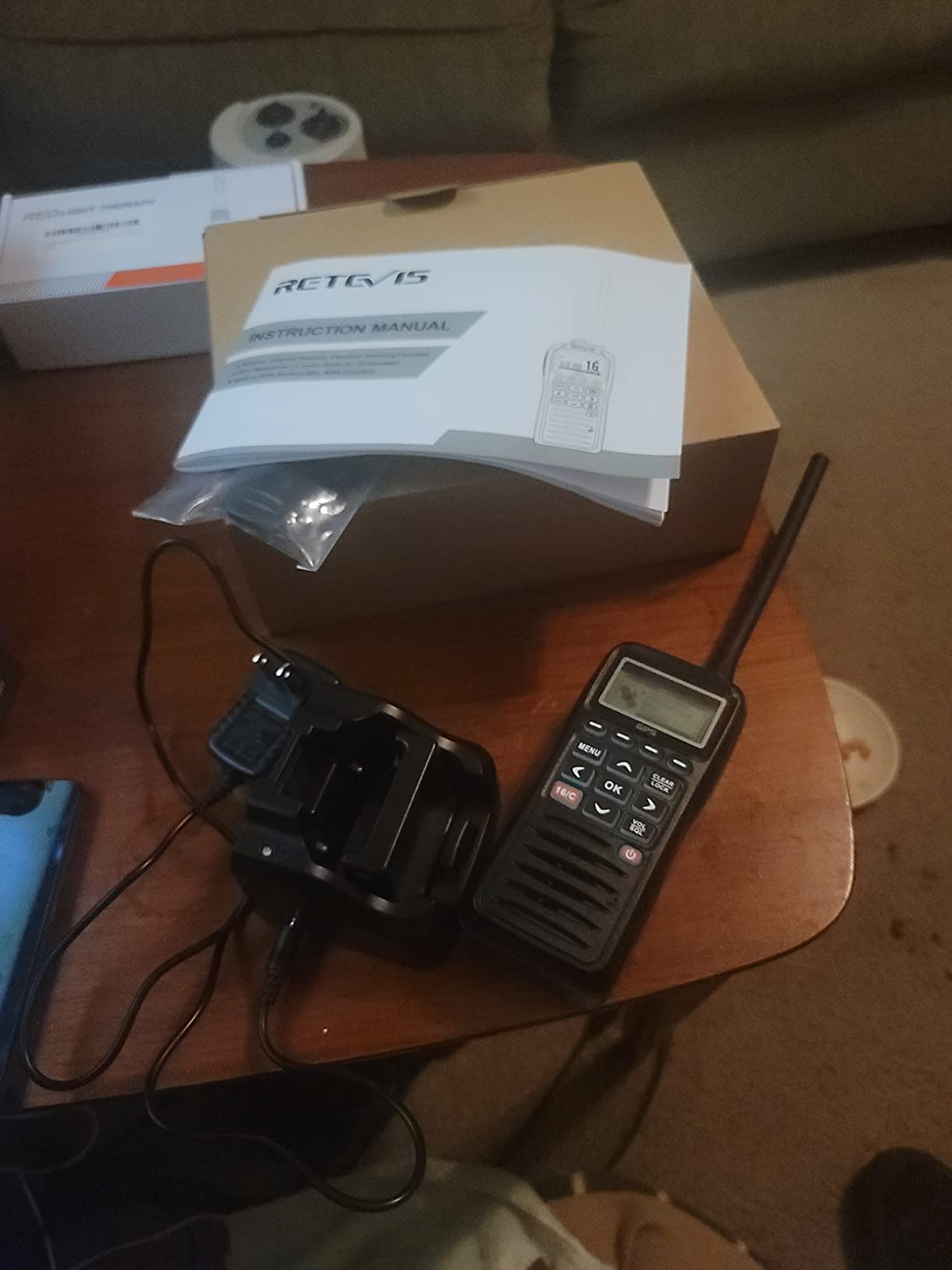 Retevis RM40 6W GPS DSC Marine Radio VHF, IP67 for Coastal Fishing (1 Pack) | 16 Emergency Channel, MOB Alarm, NOAA Weather Alert, 1500mAh Battery, Floating, 88 Global Channels, Tri-Watch, Travel Sport customer photo 2
