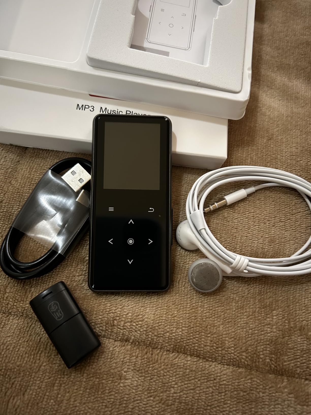 64GB MP3 Player with Bluetooth 5.2, AiMoonsa Music Player with Built-in HD Speaker, FM Radio, Voice Recorder, HiFi Sound, E-Book, Earphones Included customer photo 1