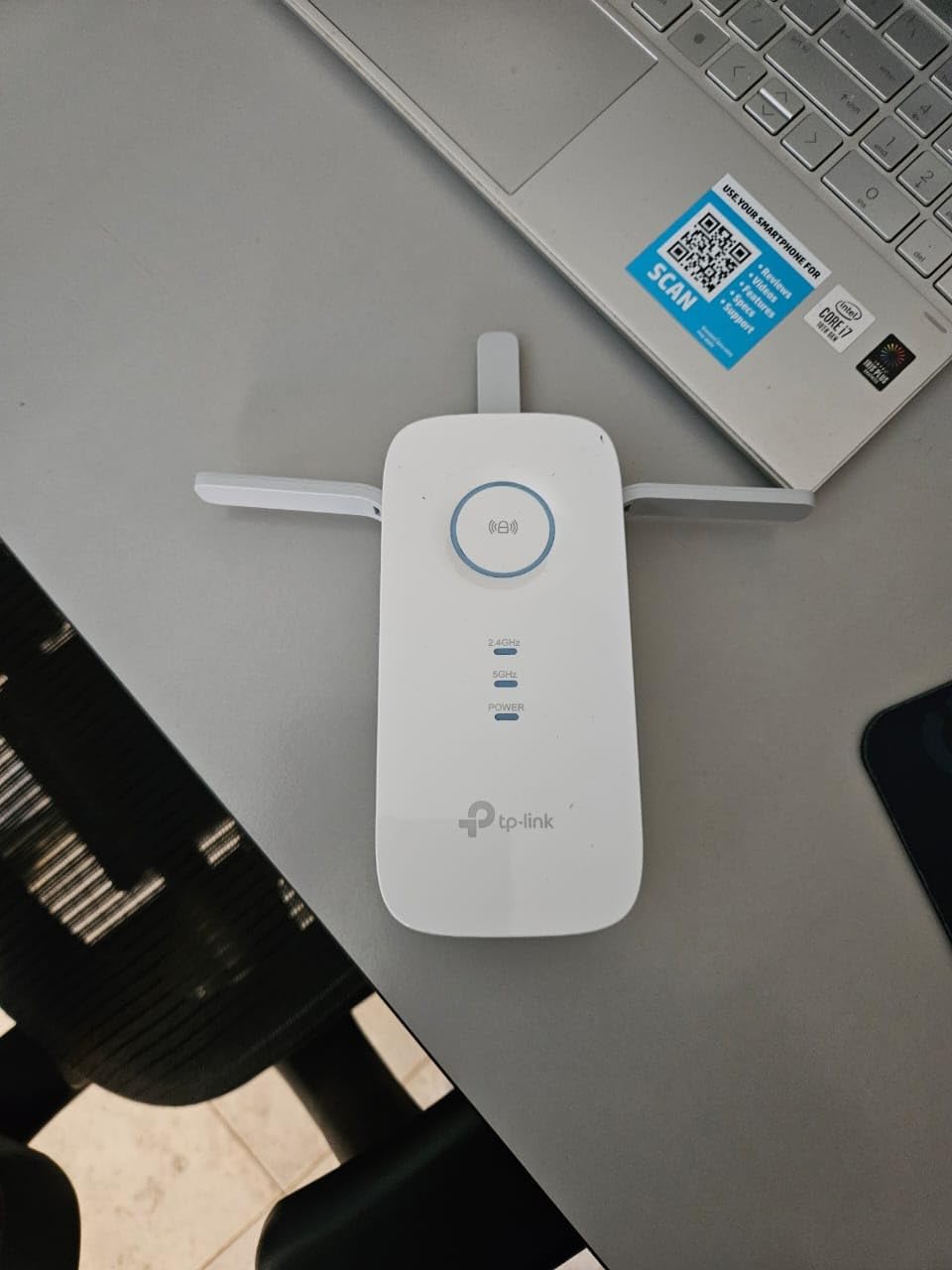 TP-Link AX3000 WiFi 6 Range Extender Internet Booster(RE700X), Dual Band, AP Mode w/Gigabit Port, OFDMA, Beamforming, APP Setup, OneMesh Compatible customer photo 1