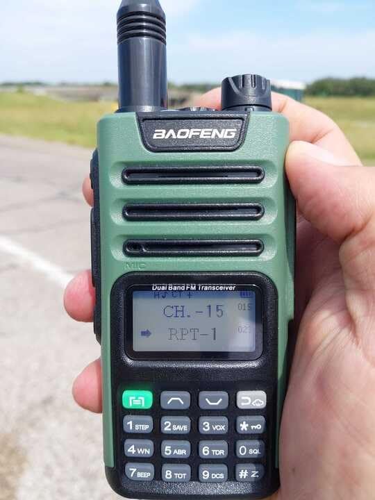 BAOFENG GMRS Radio Handheld Long Range GM-15 Pro 8W Walkie Talkie with Earpiece NOAA Weather Receiver Rechargeable GMRS Repeater Two Way Radio with USB-C Charger for Hunting Survival Gear,2Pack customer photo 2