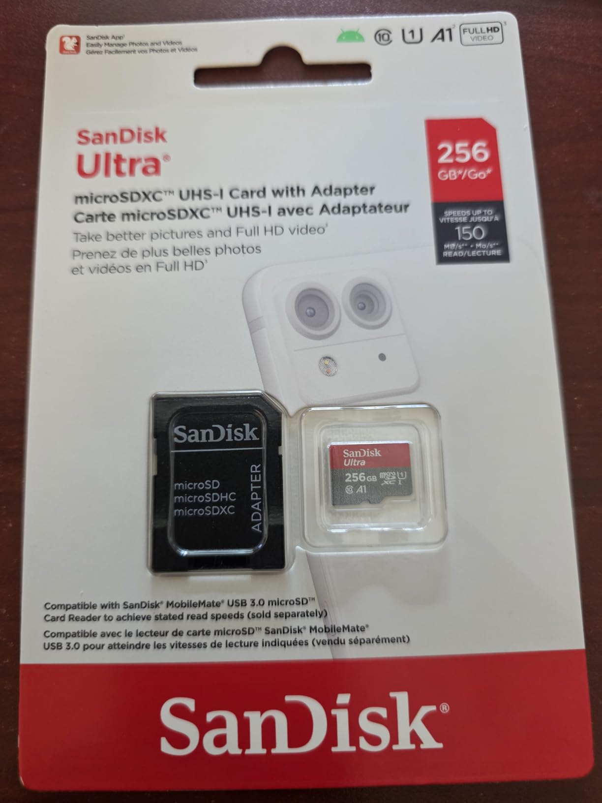 SANDISK 64GB Ultra microSDXC UHS-I Memory Card with Adapter - Up to 140MB/s, C10, U1, Full HD, A1, MicroSD Card - SDSQUAB-064G-GN6MA customer photo 2