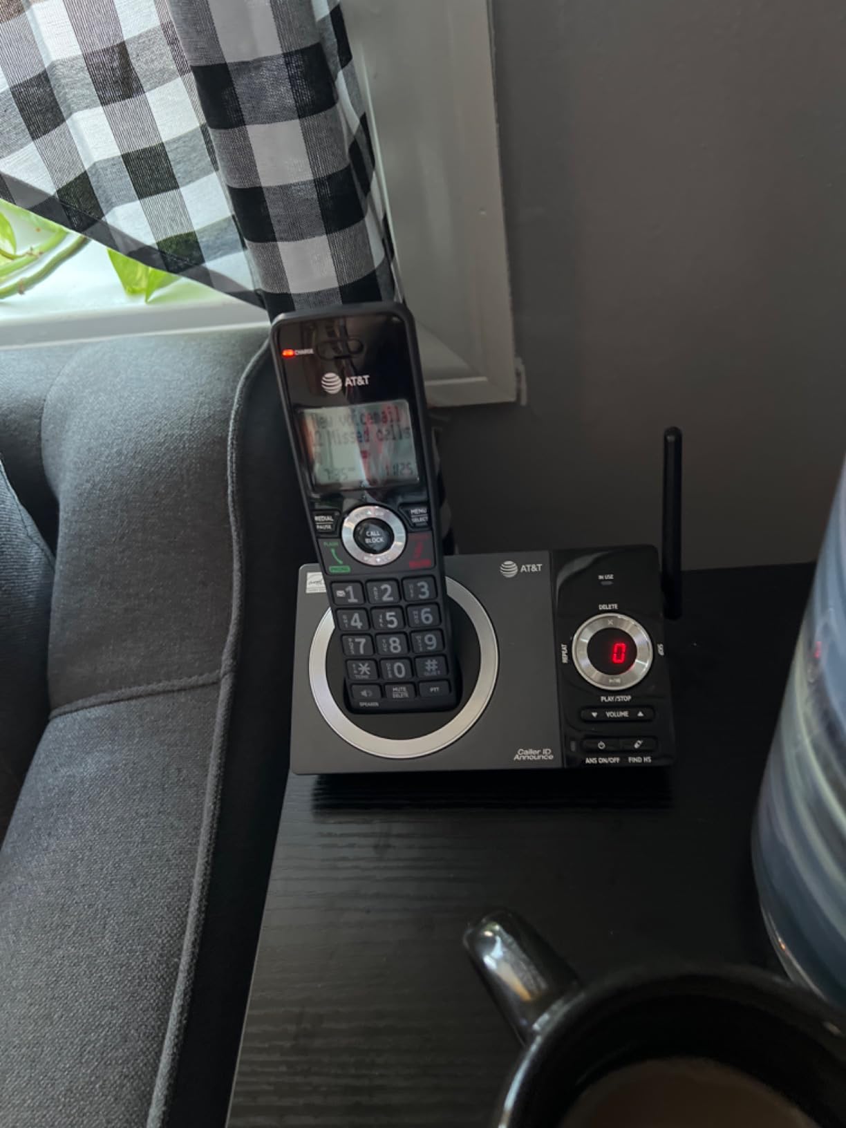 AT&T CL82219 DECT 6.0 2-Handset Cordless Phone for Home, Black | Answering Machine, Call Blocking, Caller ID Announcer, Intercom, Long Range customer photo 1