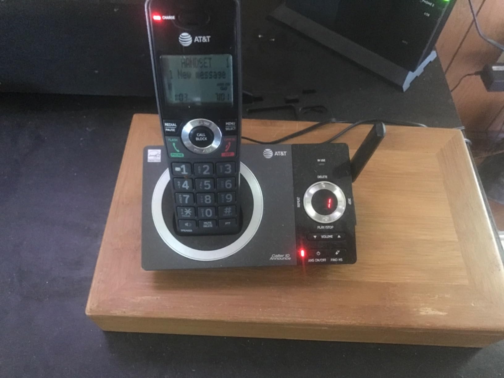 AT&T CL82219 DECT 6.0 2-Handset Cordless Phone for Home, Black | Answering Machine, Call Blocking, Caller ID Announcer, Intercom, Long Range customer photo 2