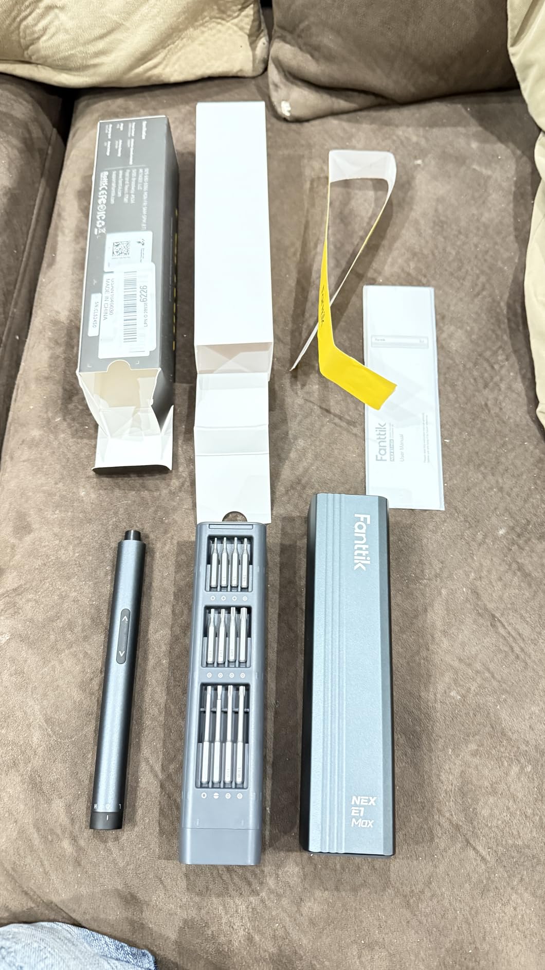 Fanttik E1 Max Precision Electric Screwdriver, Mini Screwdriver Set | 50 Magnetic Bits customer photo 2