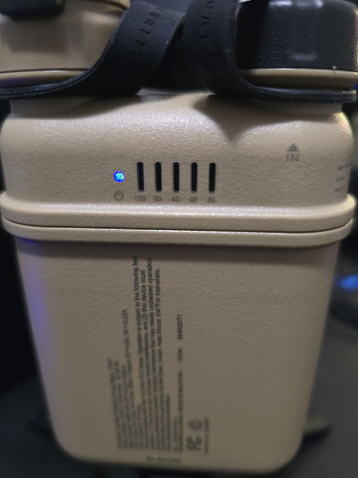 ELECOM NESTOUT Rugged Power Bank, 15000mAh Outdoor Charger, 32W USB C Fast Charging PD, Waterproof IP67, Heavy Duty Shockproof, Tactical Battery Pack for iPhone Tablet Hiking Camping Survival (Beige) customer photo 2