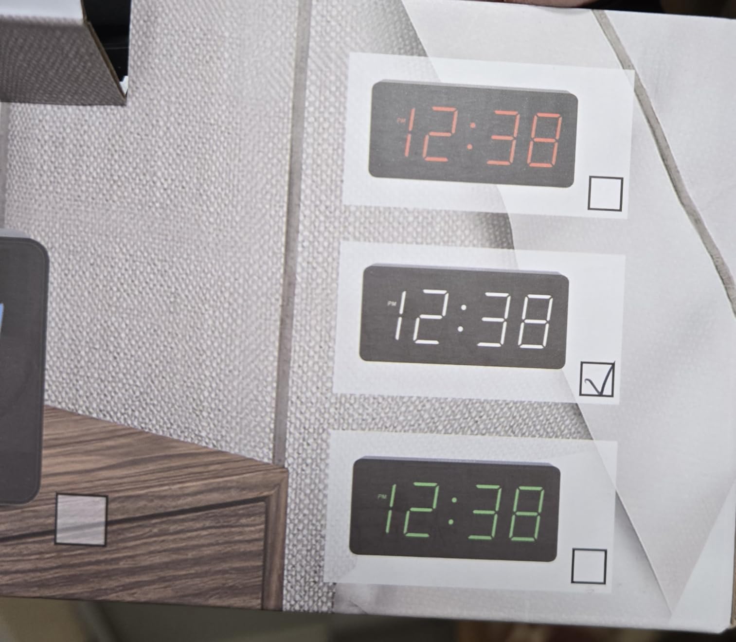 Peakeep Digital Alarm Clock for Bedrooms Bedside, Loud for Heavy Sleepers - Large Big LED Numbers Dimmable for Seniors, Battery Backup, USB Charger customer photo 2