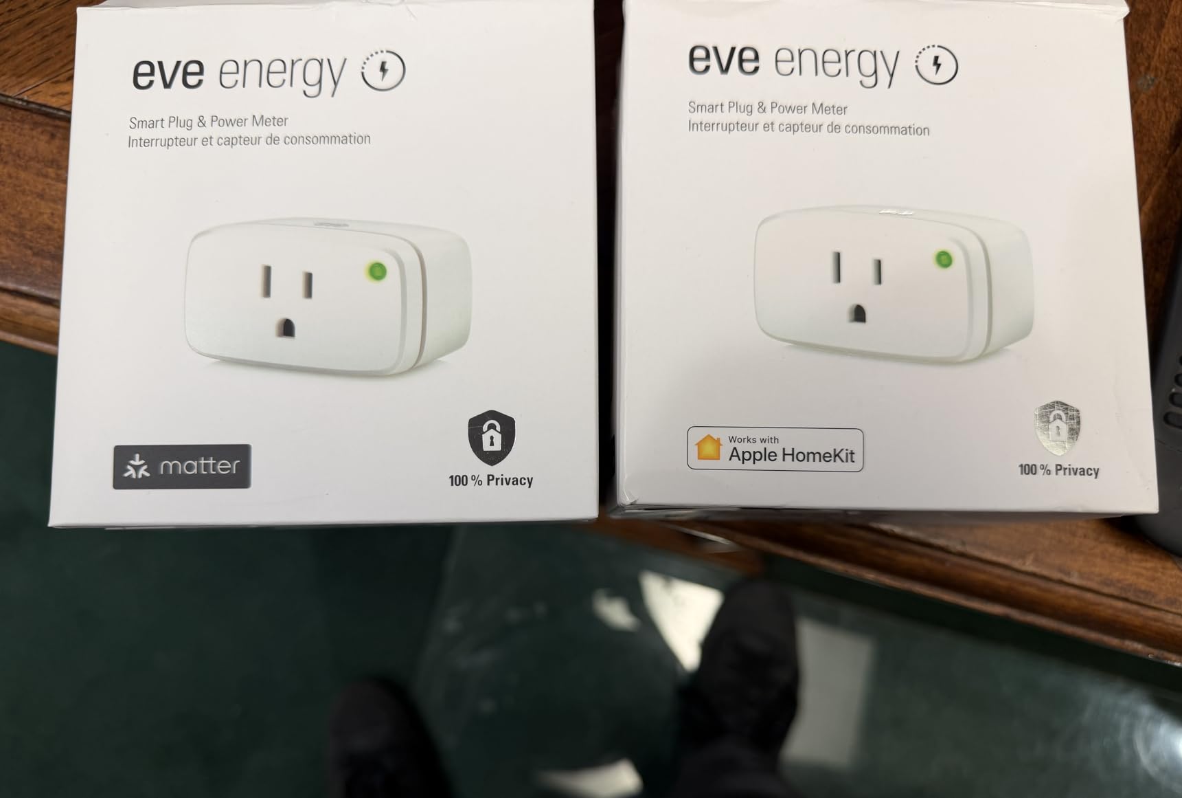 Eve Energy (Matter) 2-Pack - Smart Plug & Power Meter | app/voice control, automate lights/appliances, for Alexa/Apple/Google/SmartThings/Home Assistant, Thread Border Router required customer photo 1